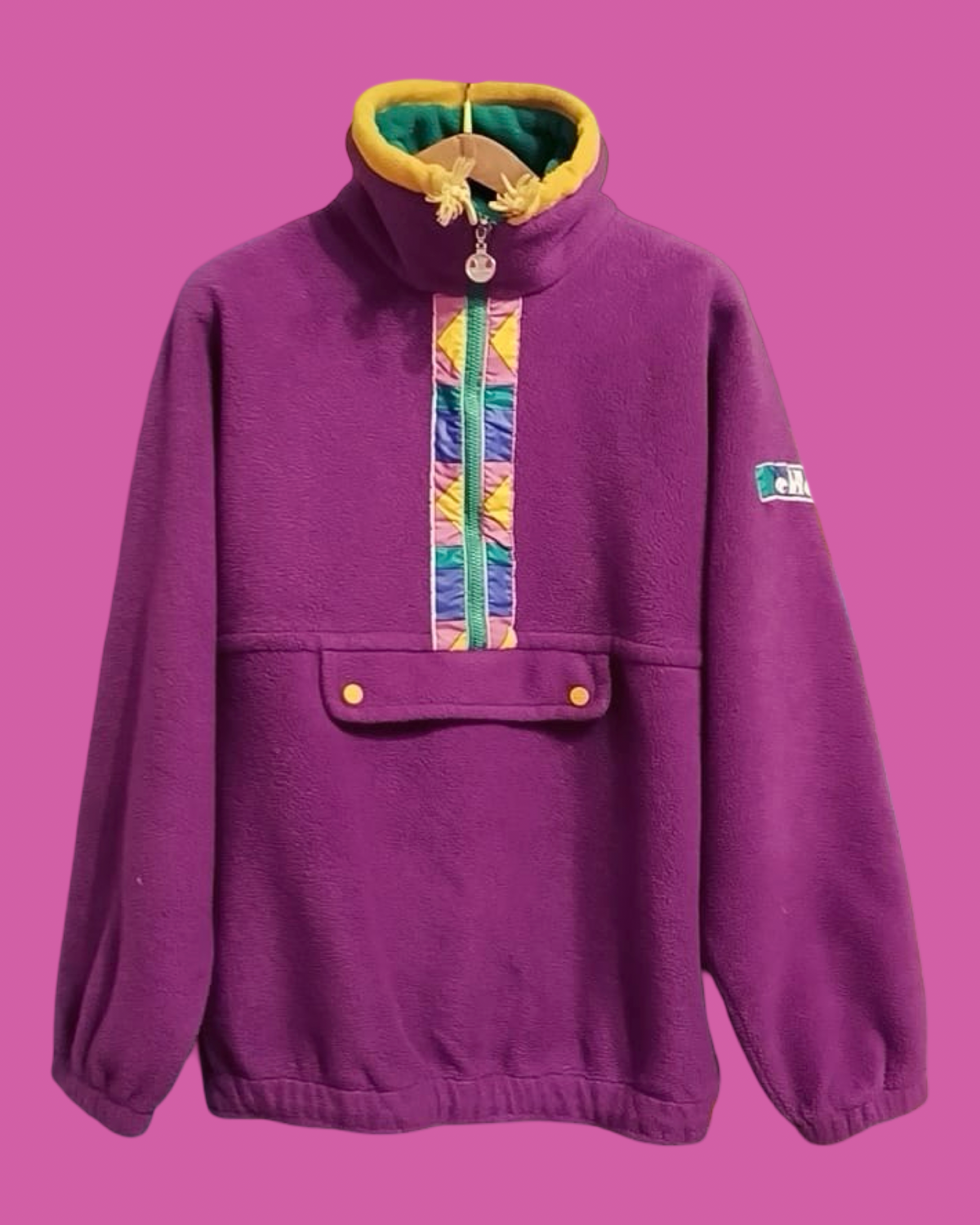 Vintage Multicolor Fantasy 90's Ellesse Fleece Unisex Size L