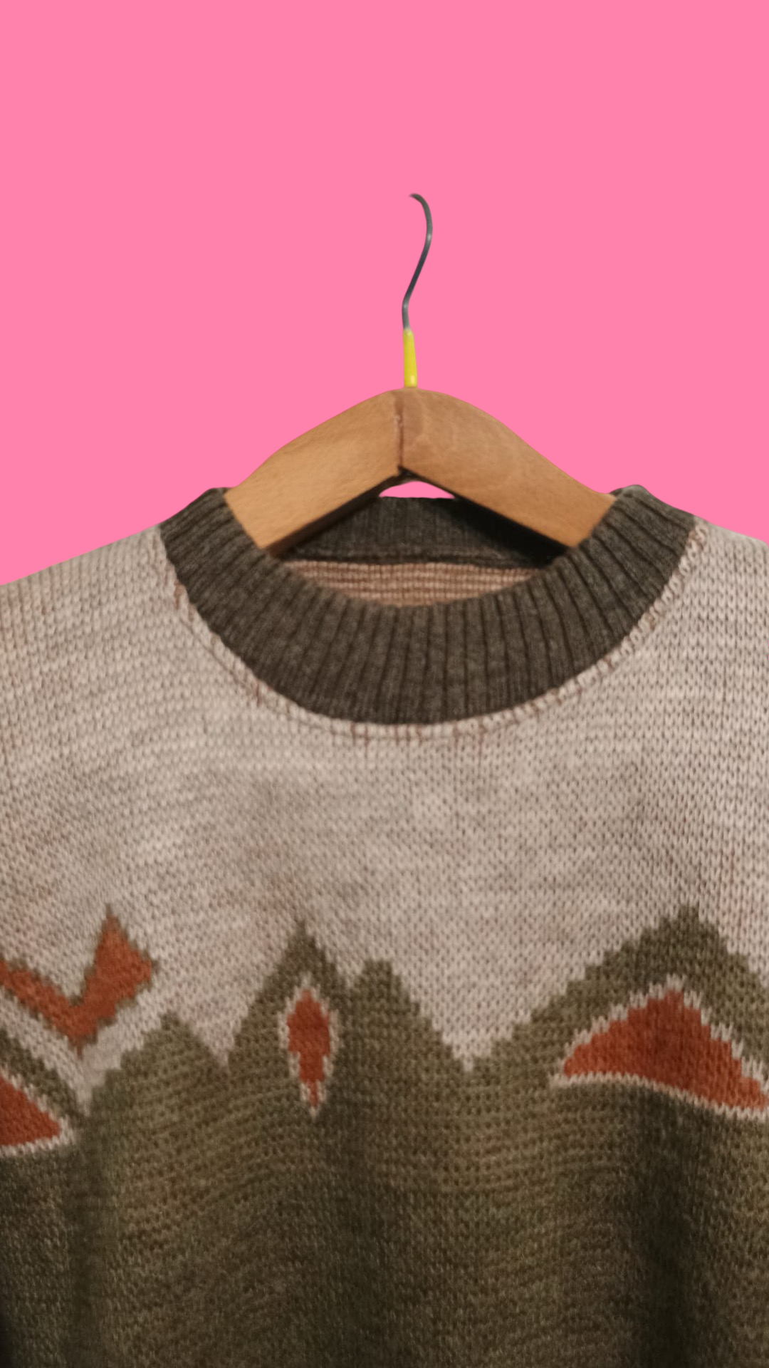 Vintage Multicolor Fantasy 90's Sweater Unisex Size S