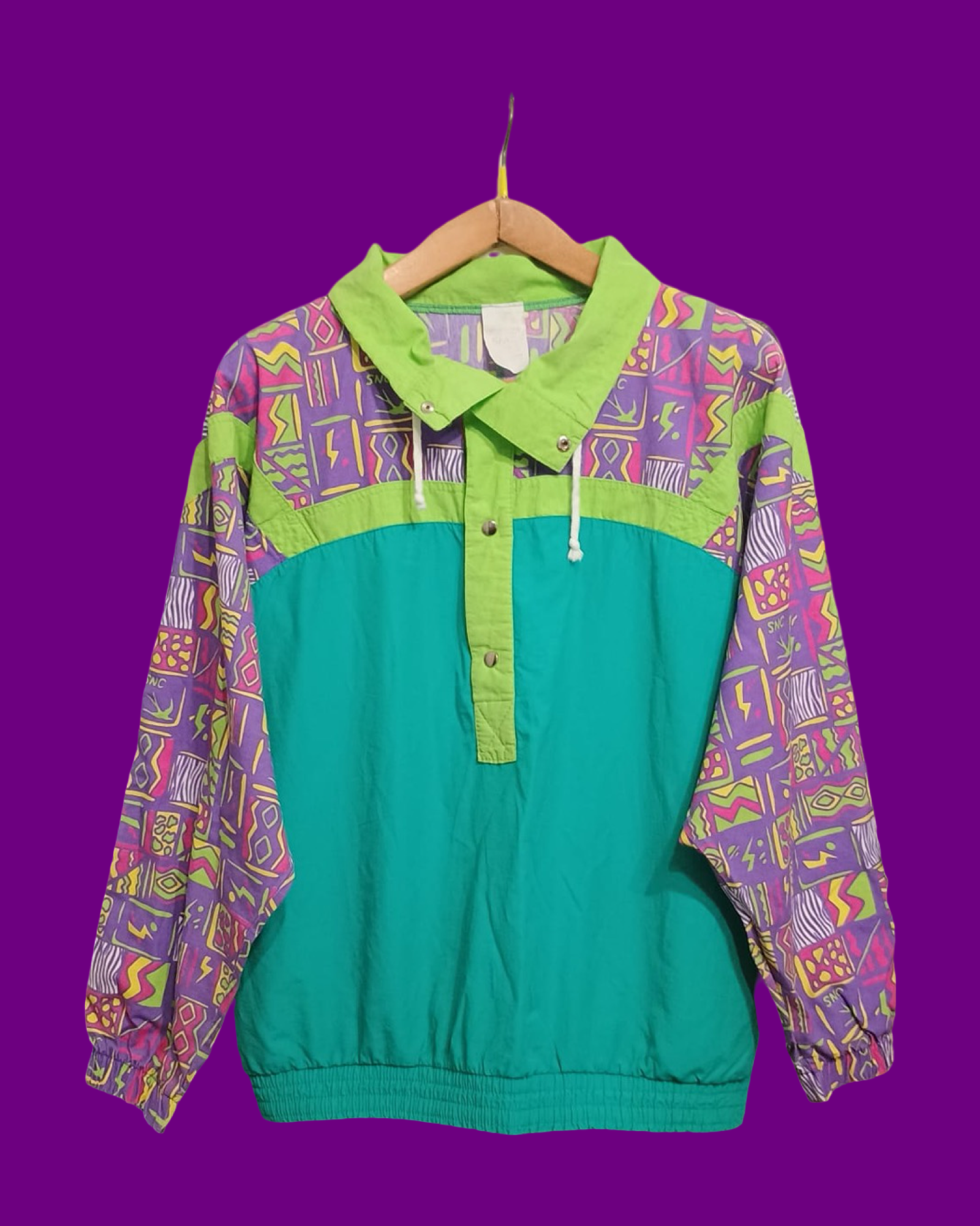 Vintage Multicolor Fantasy 90's Sweatshirt Unisex Size M