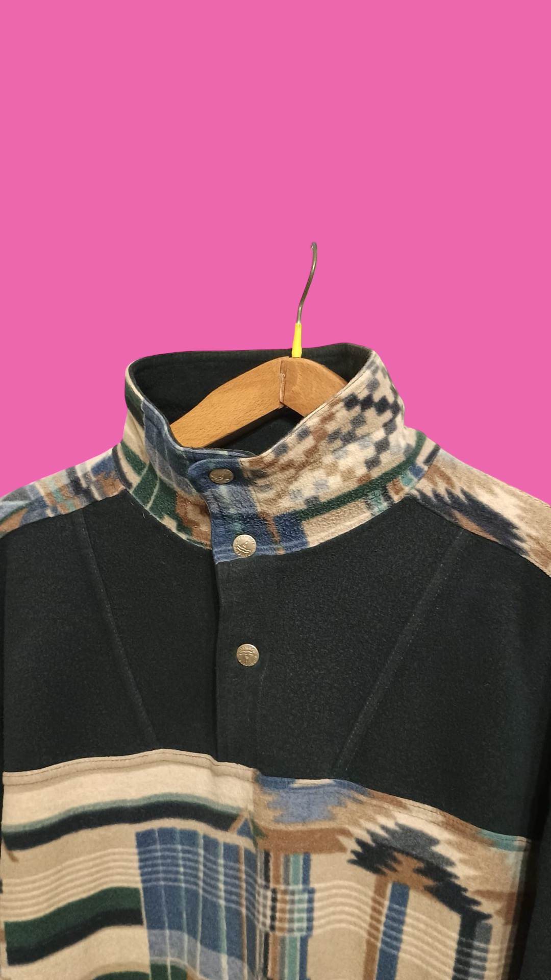 Vintage Multicolor Fantasy 90's Fleece Unisex Size M