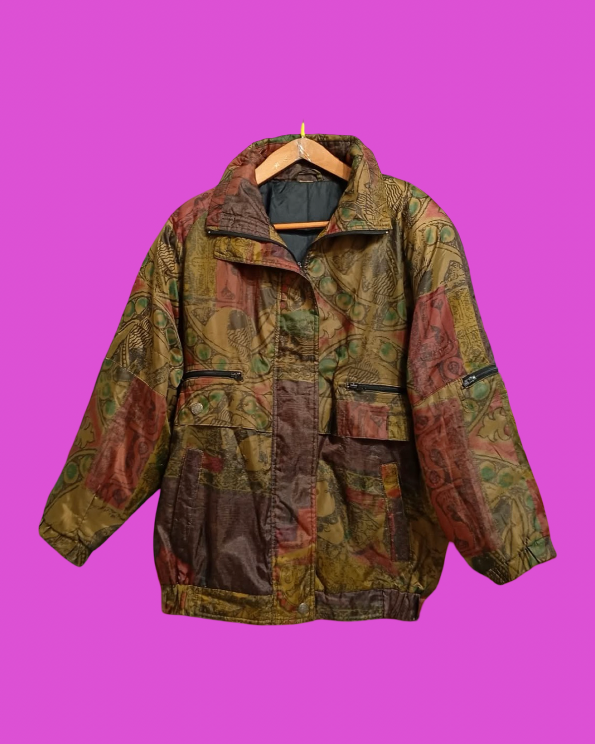 Vintage Multicolor Fantasy 90's Rare Jacket Unisex Size XL