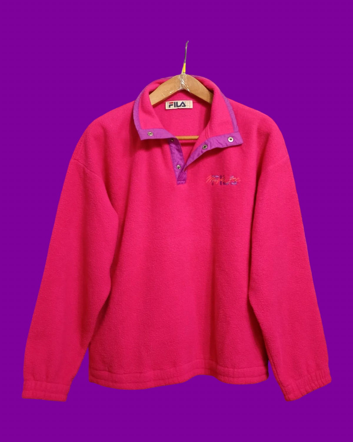 Vintage Multicolor Fantasy 90's Rare Fila Fleece Unisex Size M