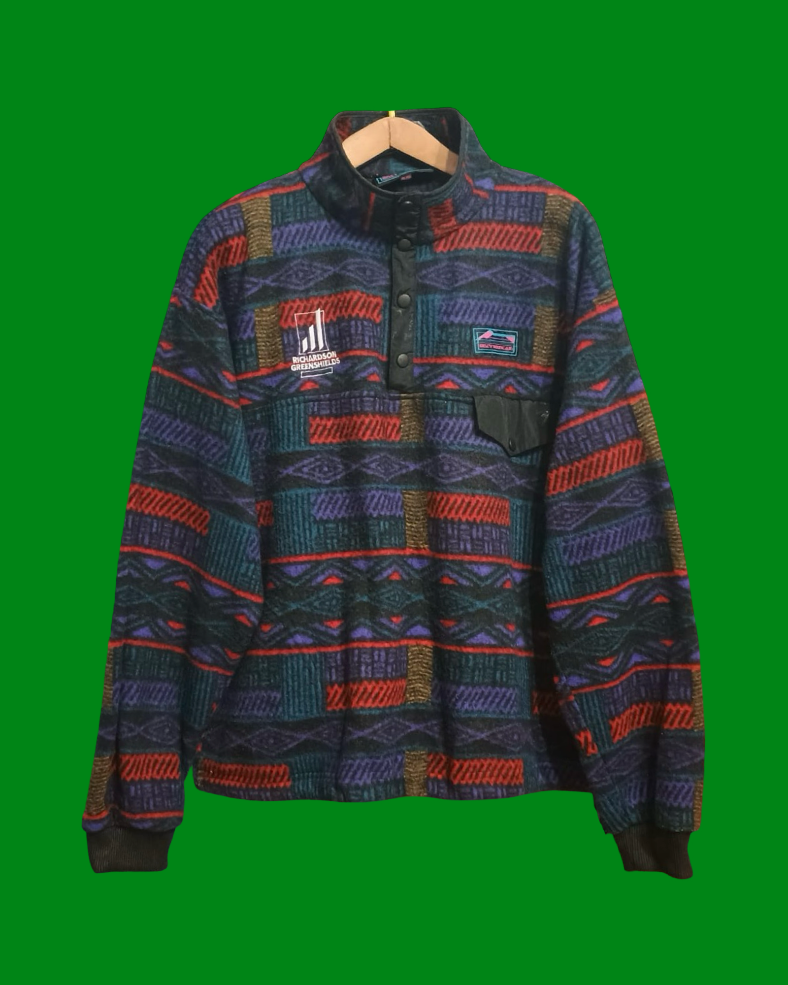 Vintage Multicolor Fantasy 90's Sweatshirt Unisex Size L
