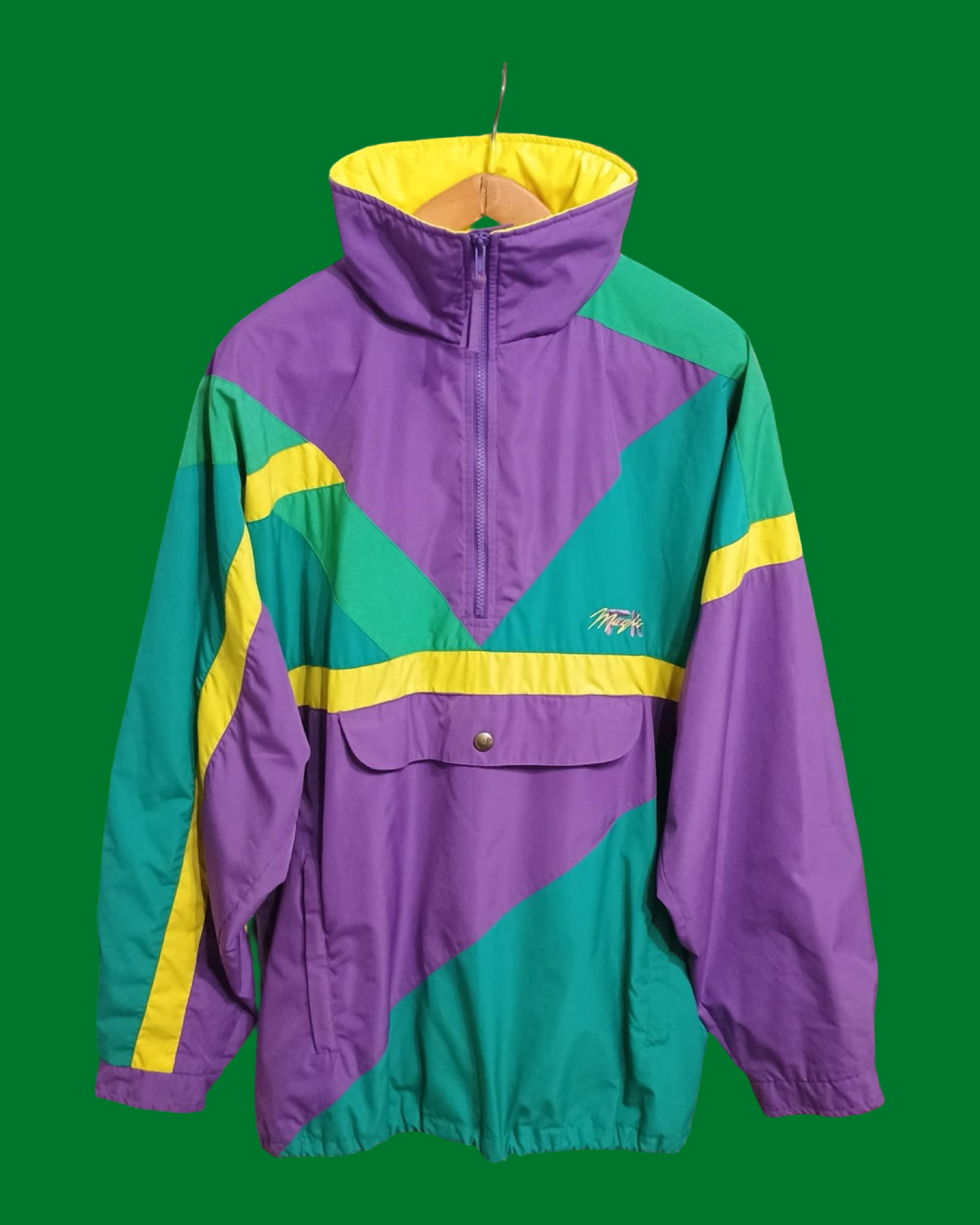 Vintage Multicolor Fantasy 90's Fila Soft Jacket Unisex Size XXL