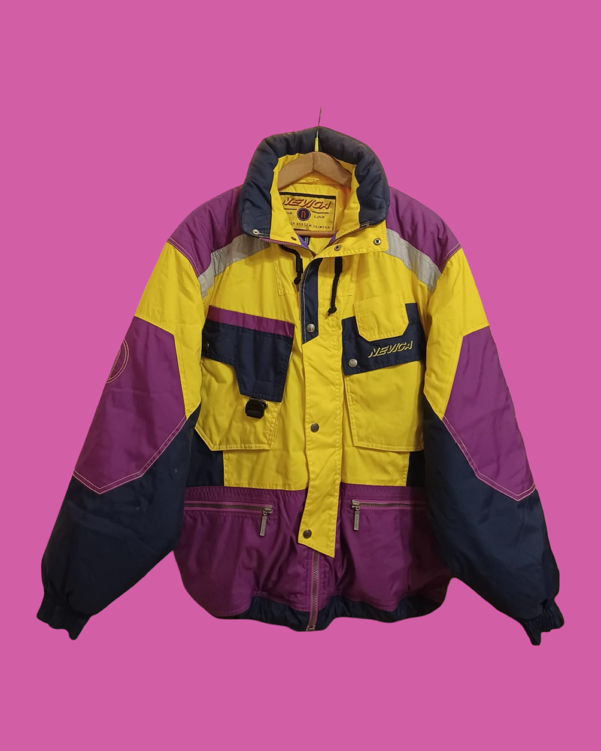 Vintage Multicolor Fantasy 90's Snow Jacket Unisex Size L