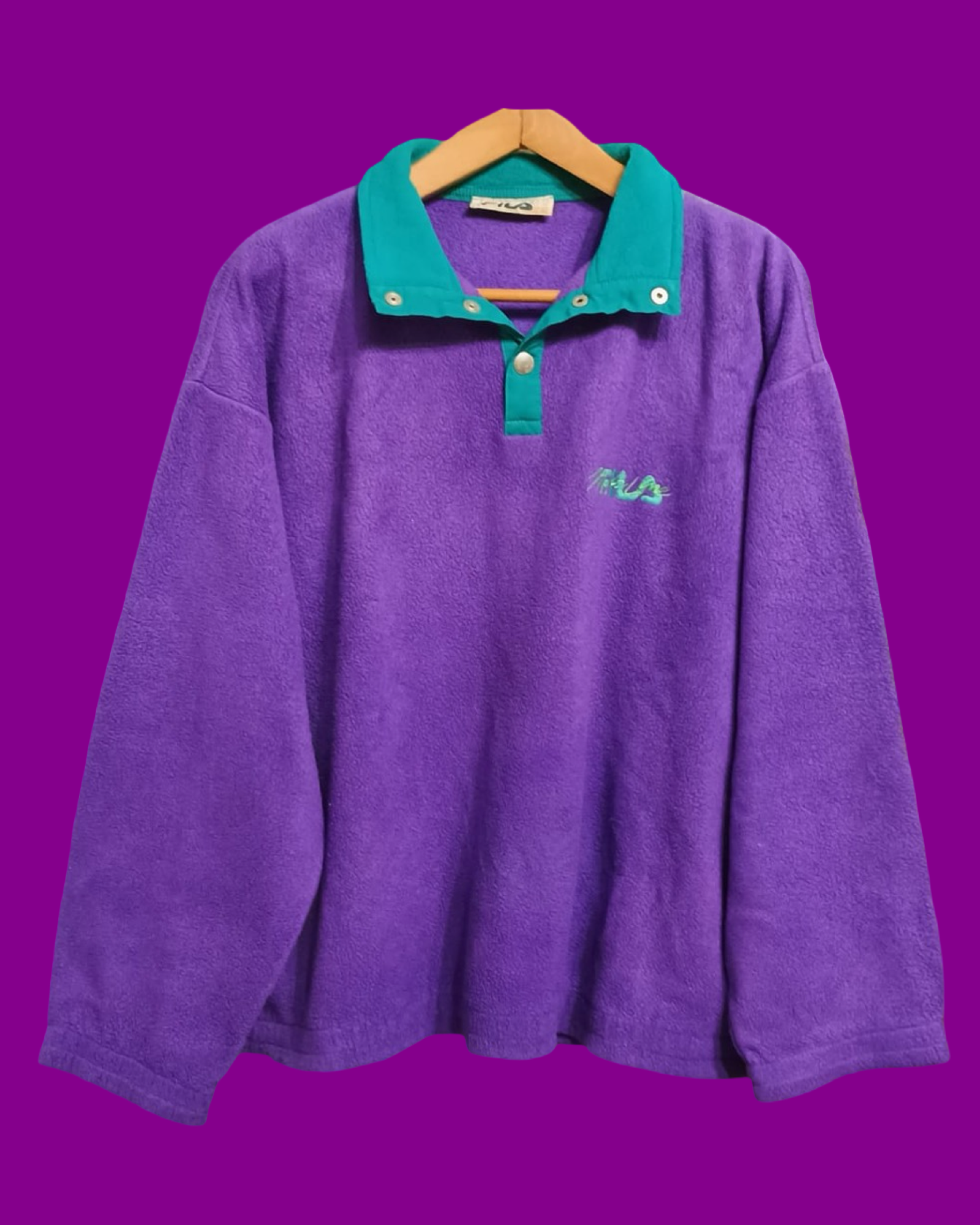 Vintage Multicolor Fantasy 90's Fila Fleece Unisex Size XL