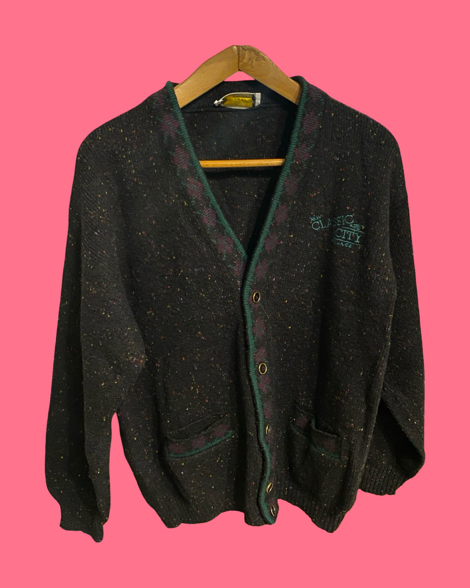 Vintage Multicolor Fantasy 90's Cardigan Unisex Size M