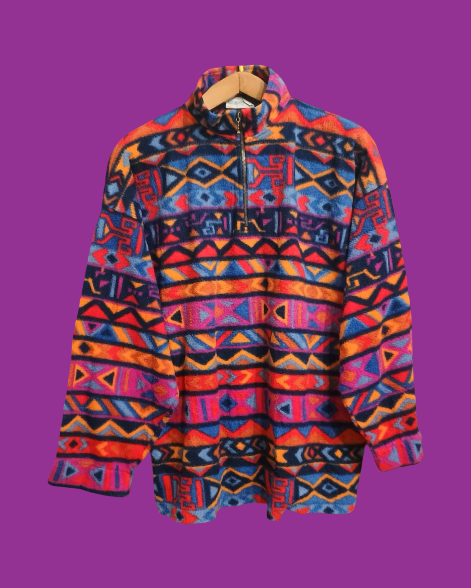 Vintage Multicolor Fantasy 90's Sweatshirt Unisex Size L