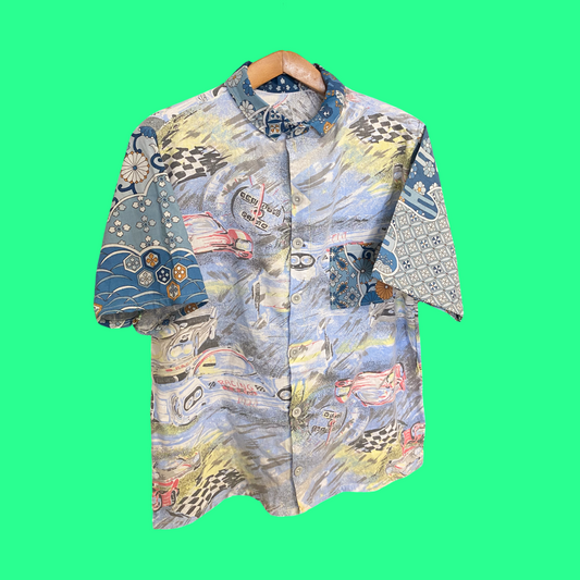 Vintage Multicolor Fantasy Shirt Unisex Size M/L