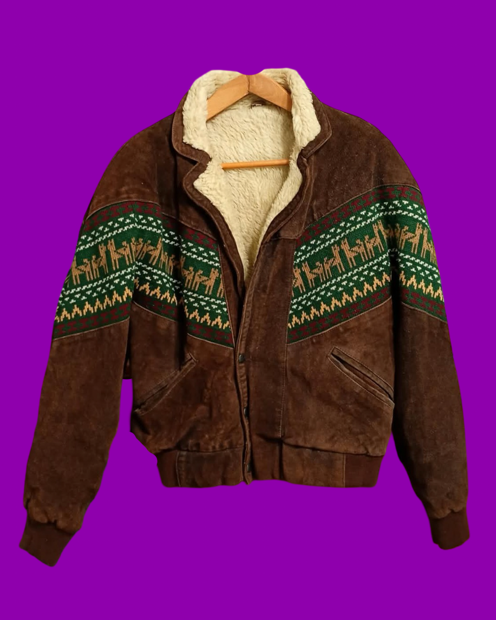 Vintage Brown 90's Jacket Unisex Size S