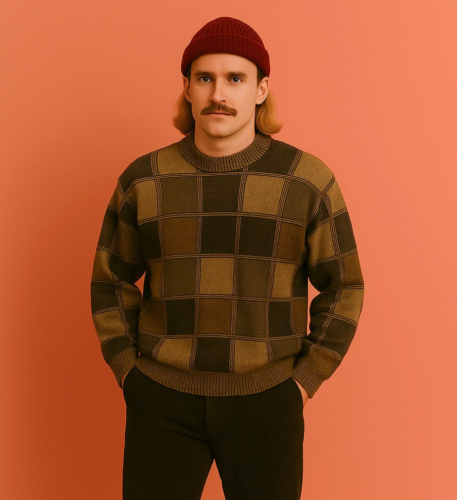 Vintage Multicolor Fantasy 90's Sweater Unisex Size L