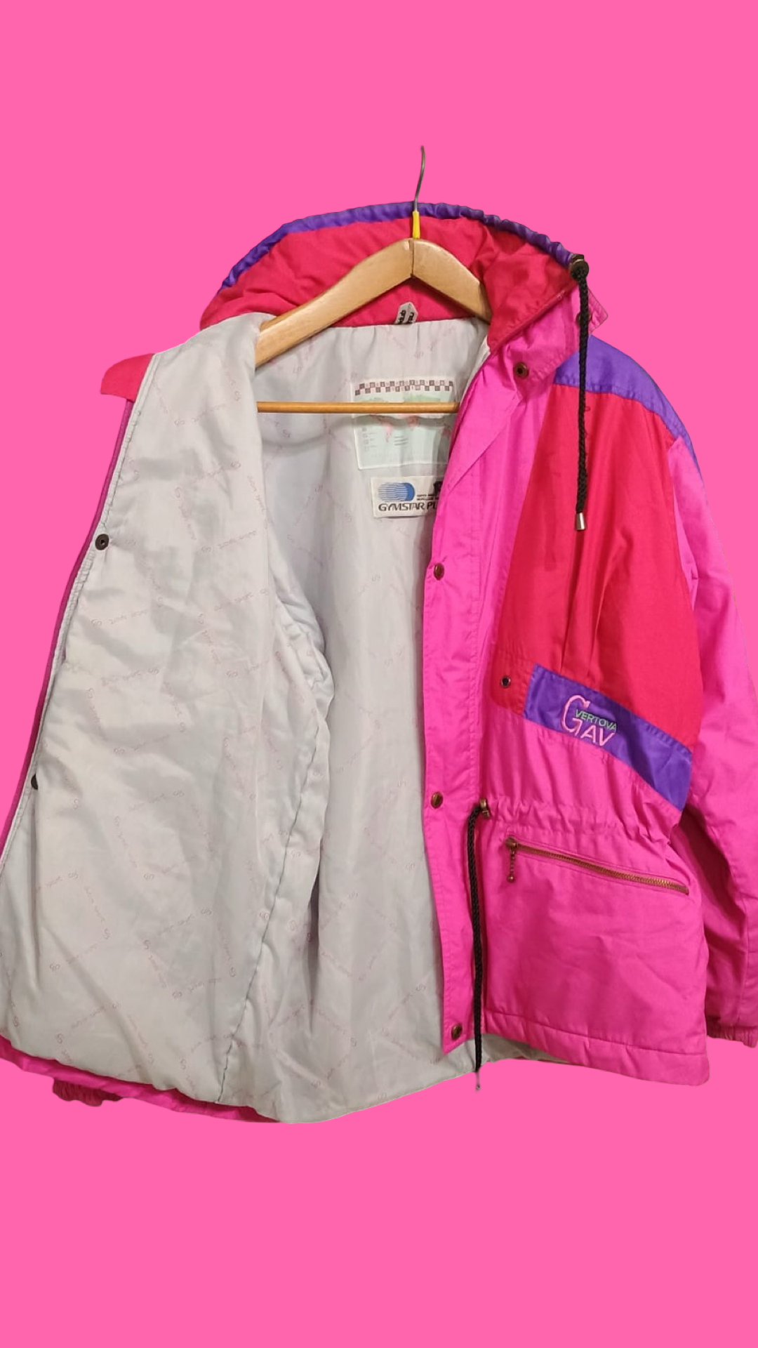 Vintage Multicolor Fantasy 90's Snow Jacket Unisex Size M