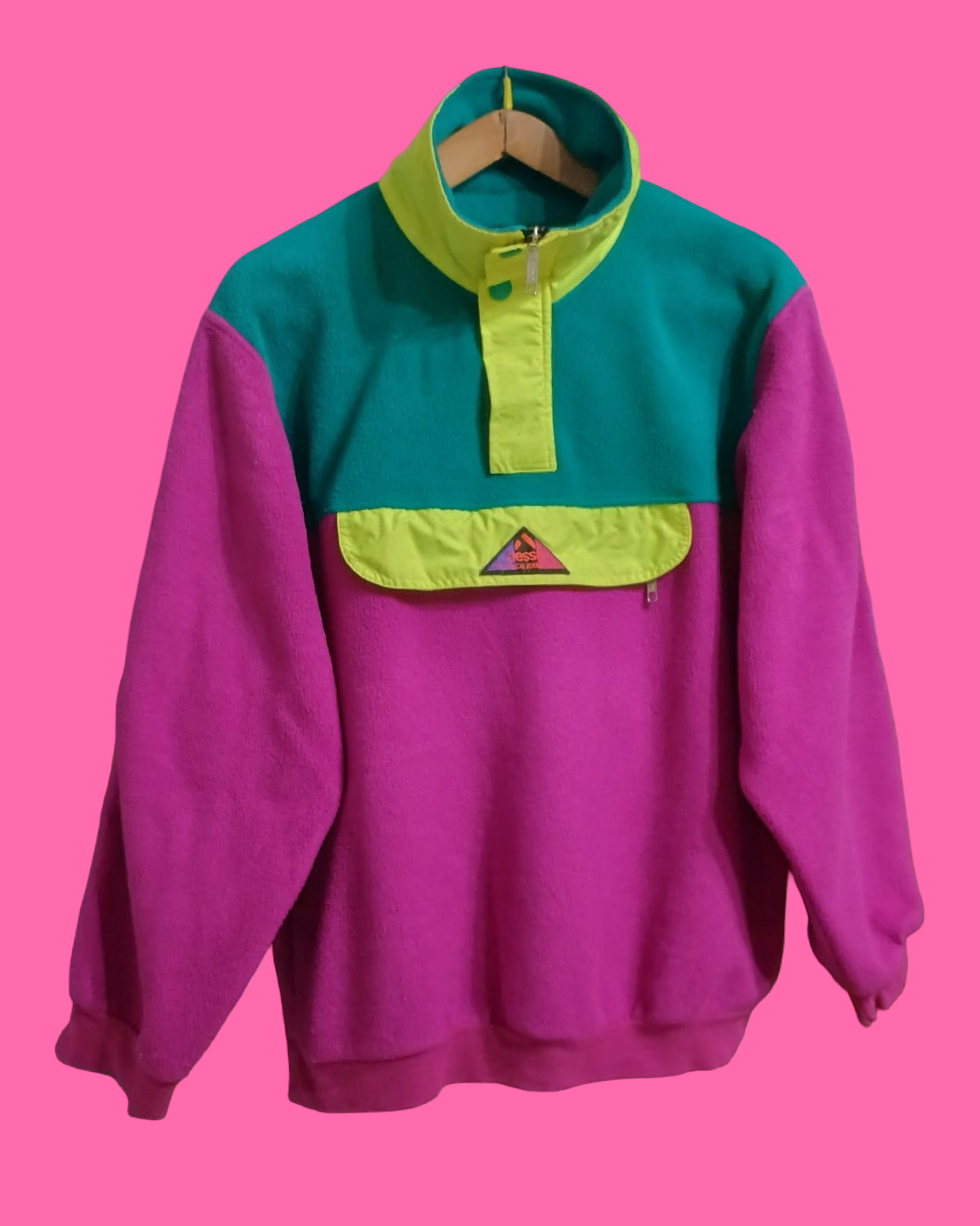Vintage Multicolor Fantasy 90's Aesse Fleece Unisex Size M