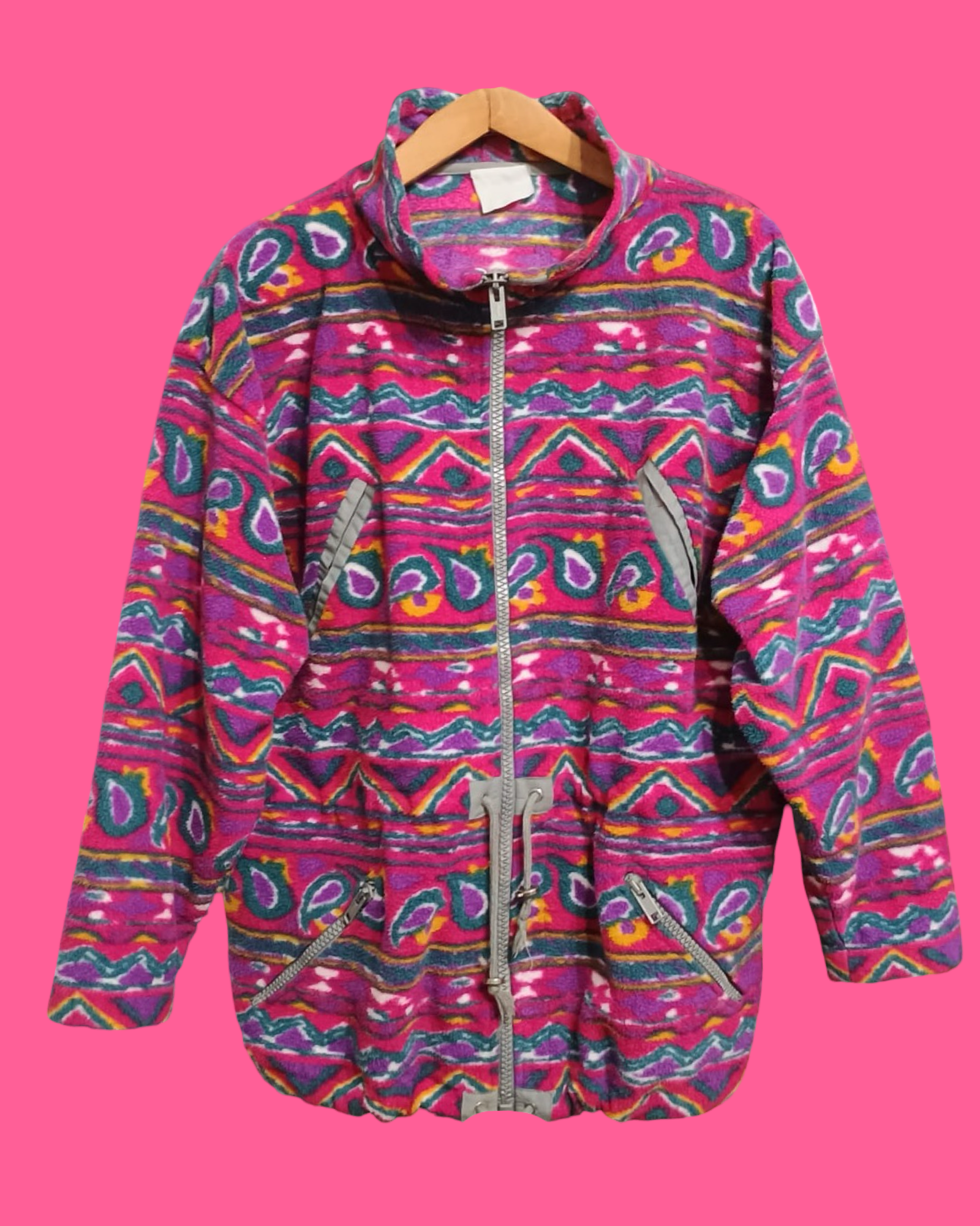 Vintage Multicolor Fantasy 90's Fleece Unisex Size XL