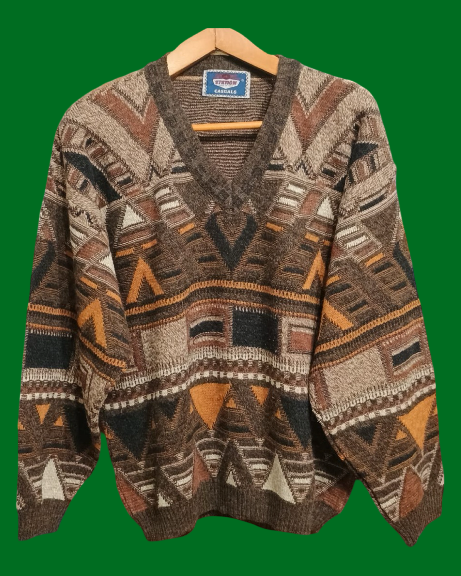 Vintage Multicolor Fantasy 90's Sweater Unisex Size M