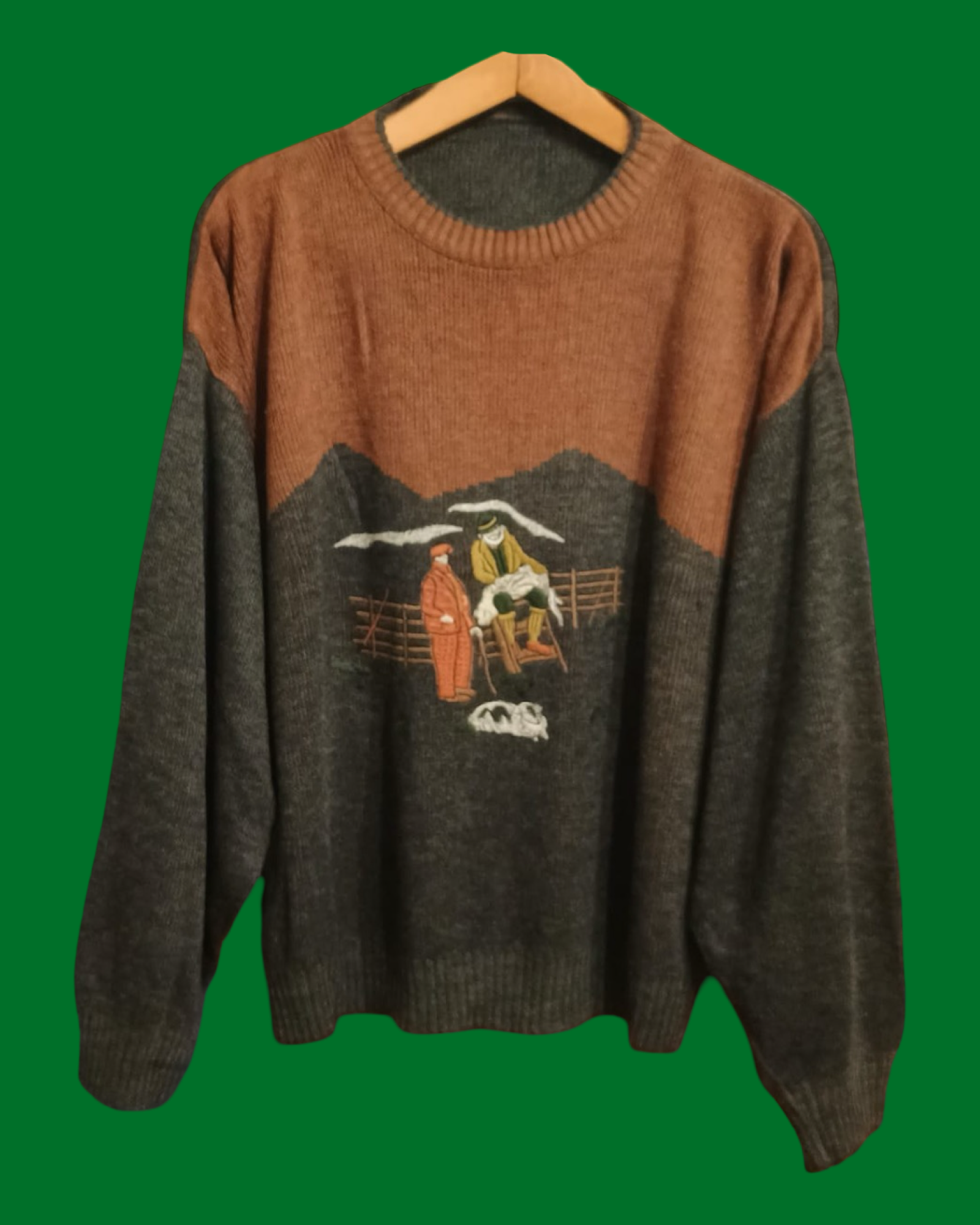 Vintage Multicolor Fantasy 90's Sweater Unisex Size M