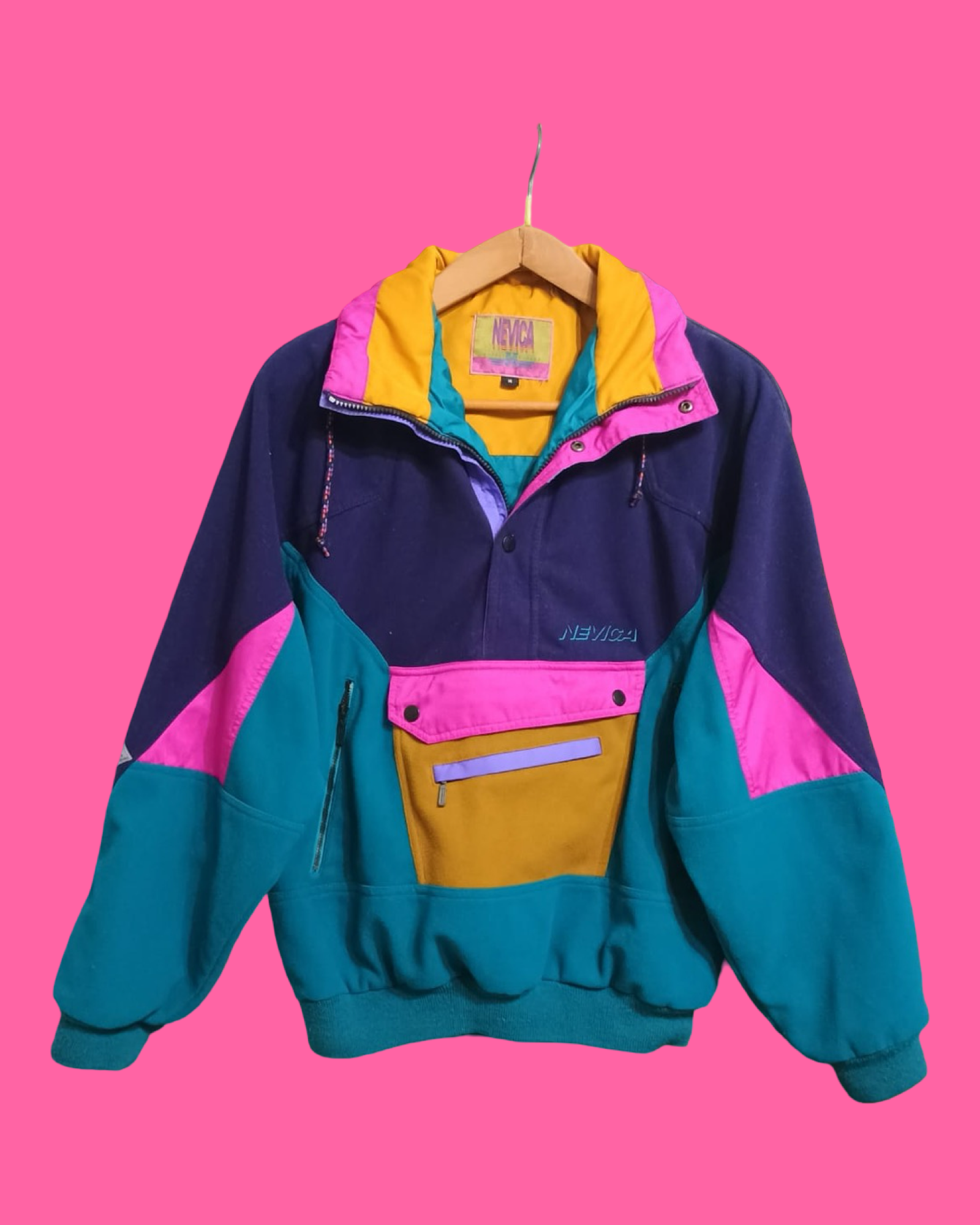 Vintage Multicolor Fantasy 90's Winter Jacket Unisex Size M
