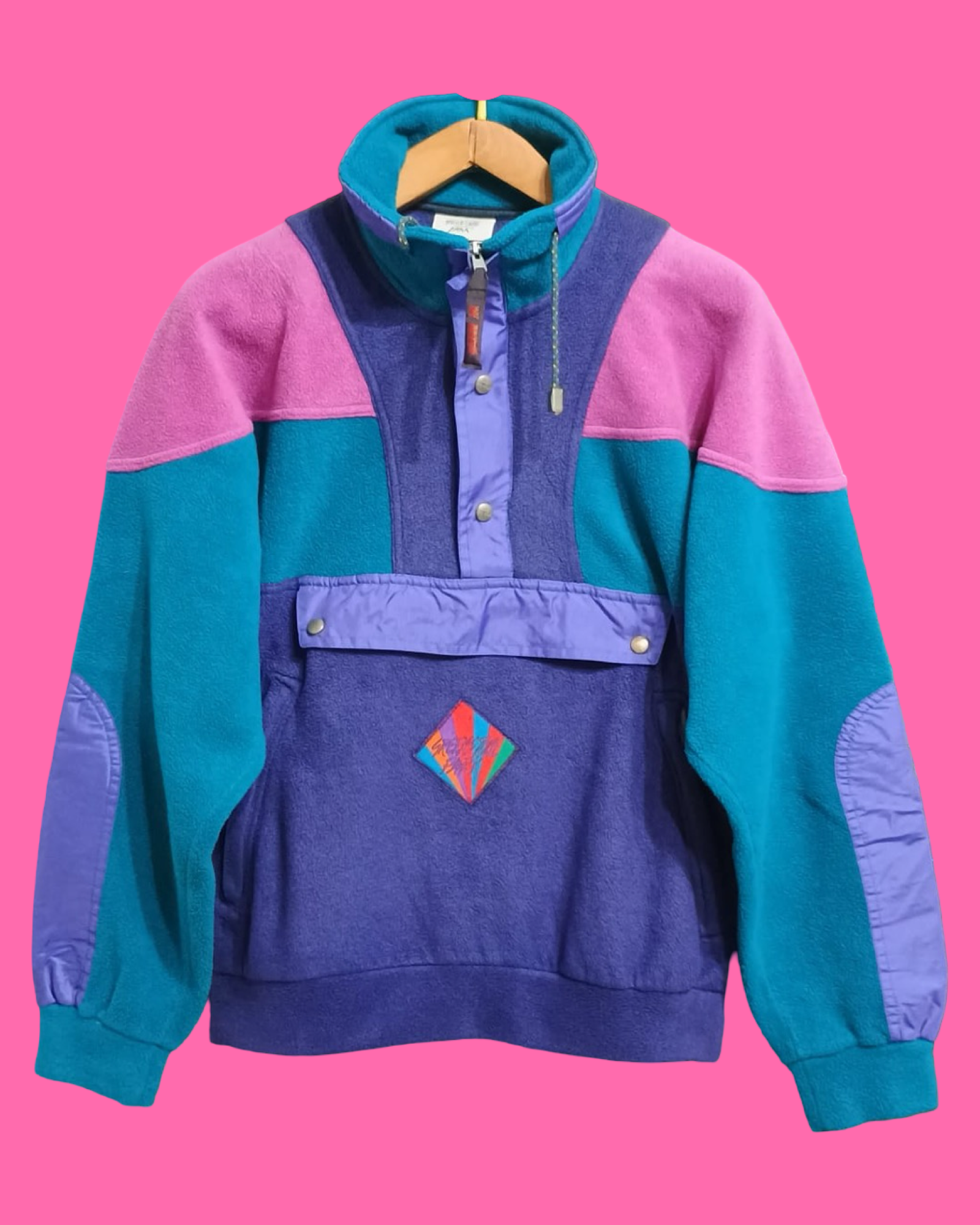 Vintage Multicolor Fantasy 90's Fleece Unisex Size M