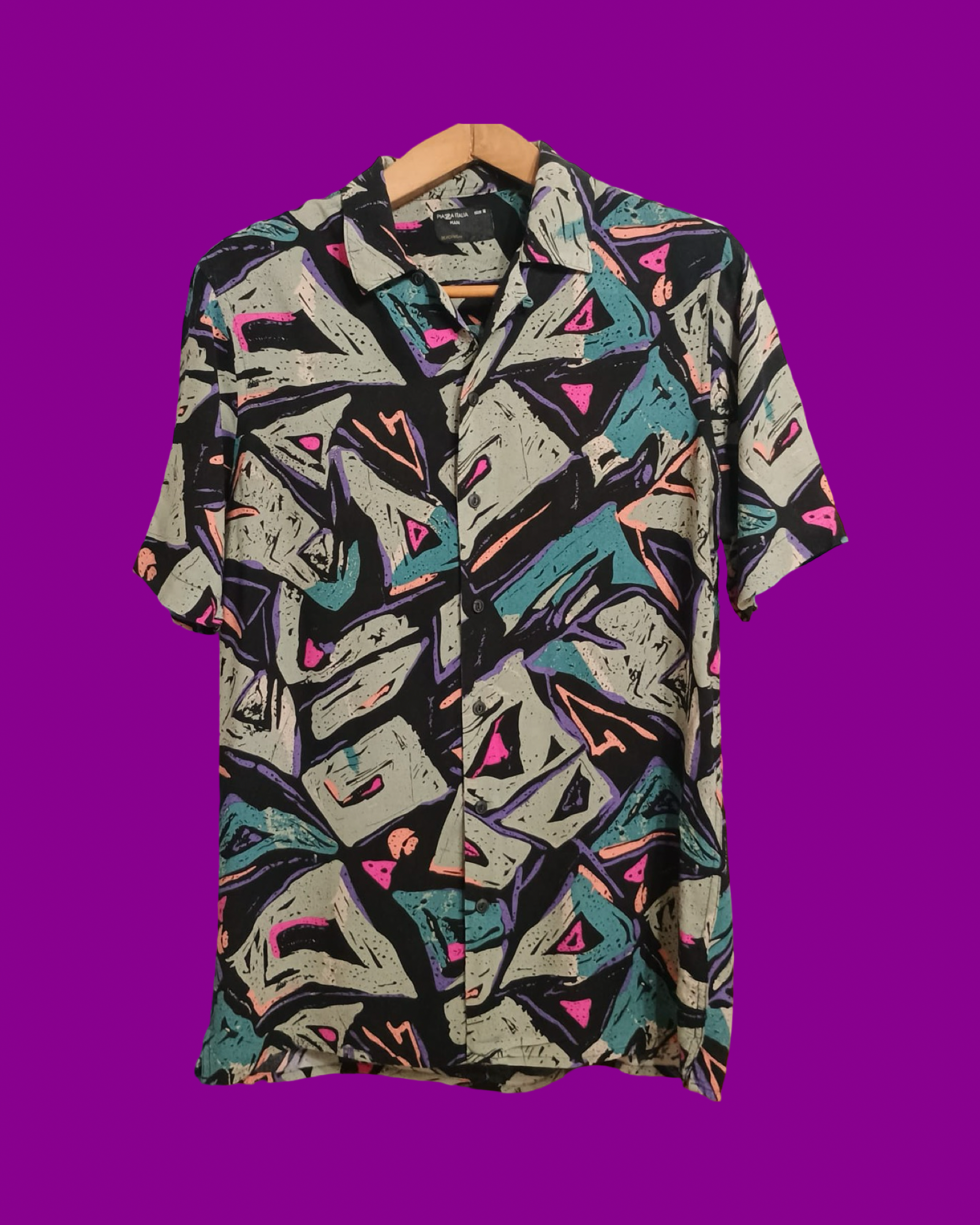 Vintage Style Multicolor Fantasy Shirt Unisex Size M