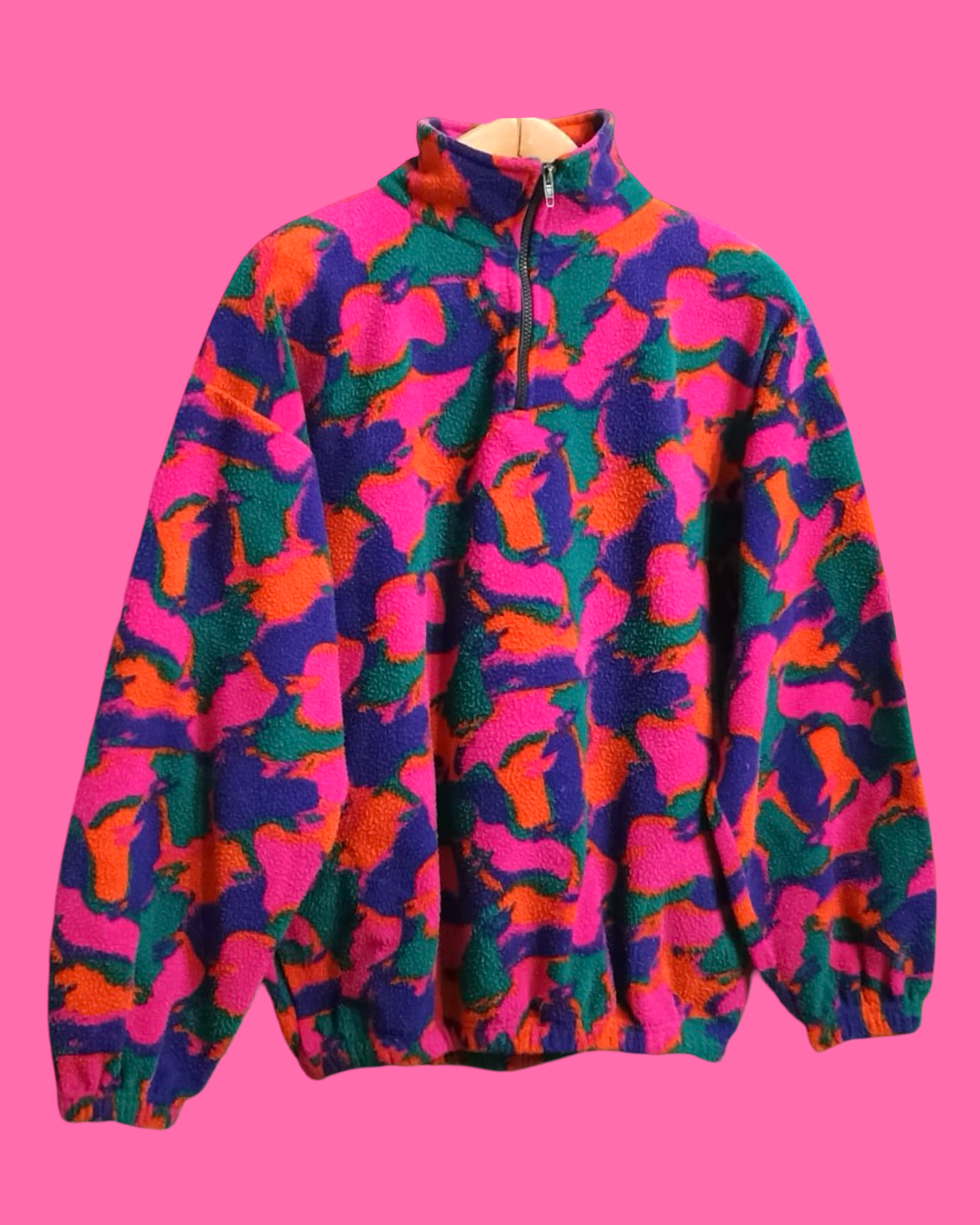 Vintage Multicolor Fantasy 90's Fleece Unisex Size L