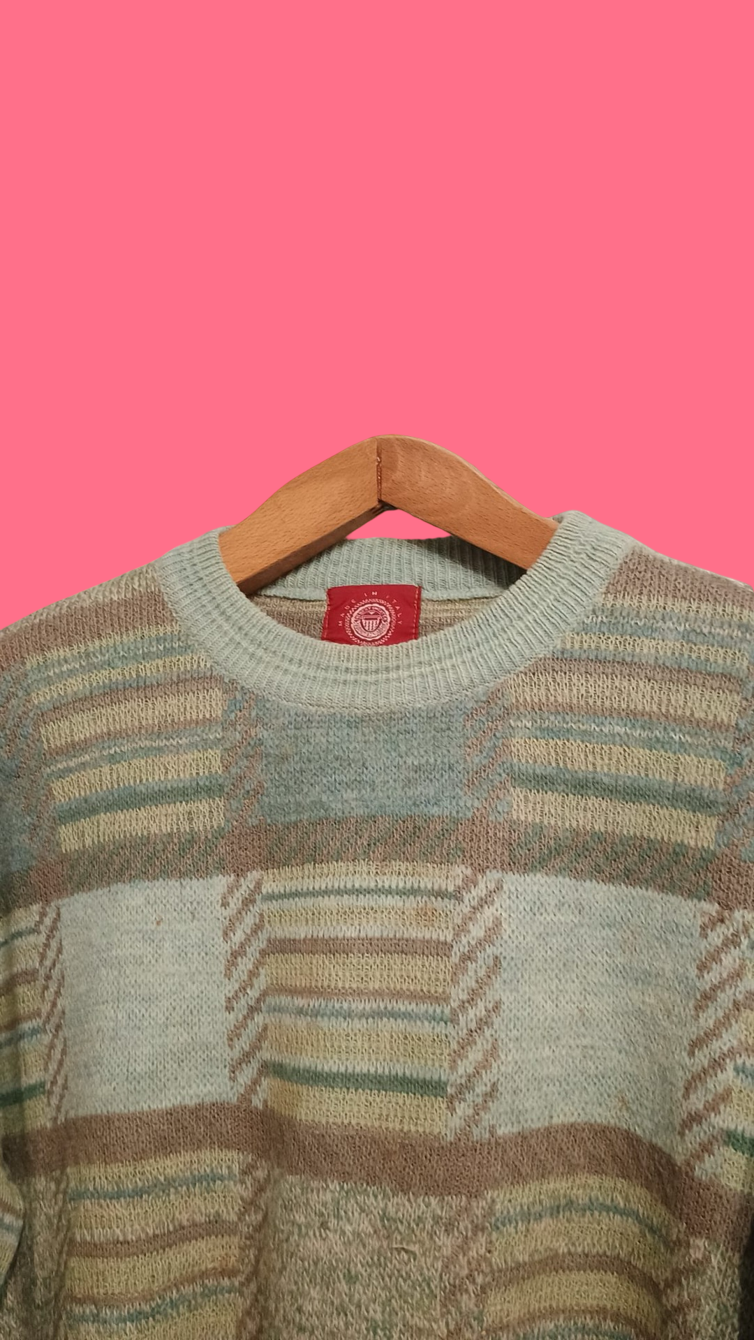 Vintage Multicolor Fantasy 90's Sweater Unisex Size L