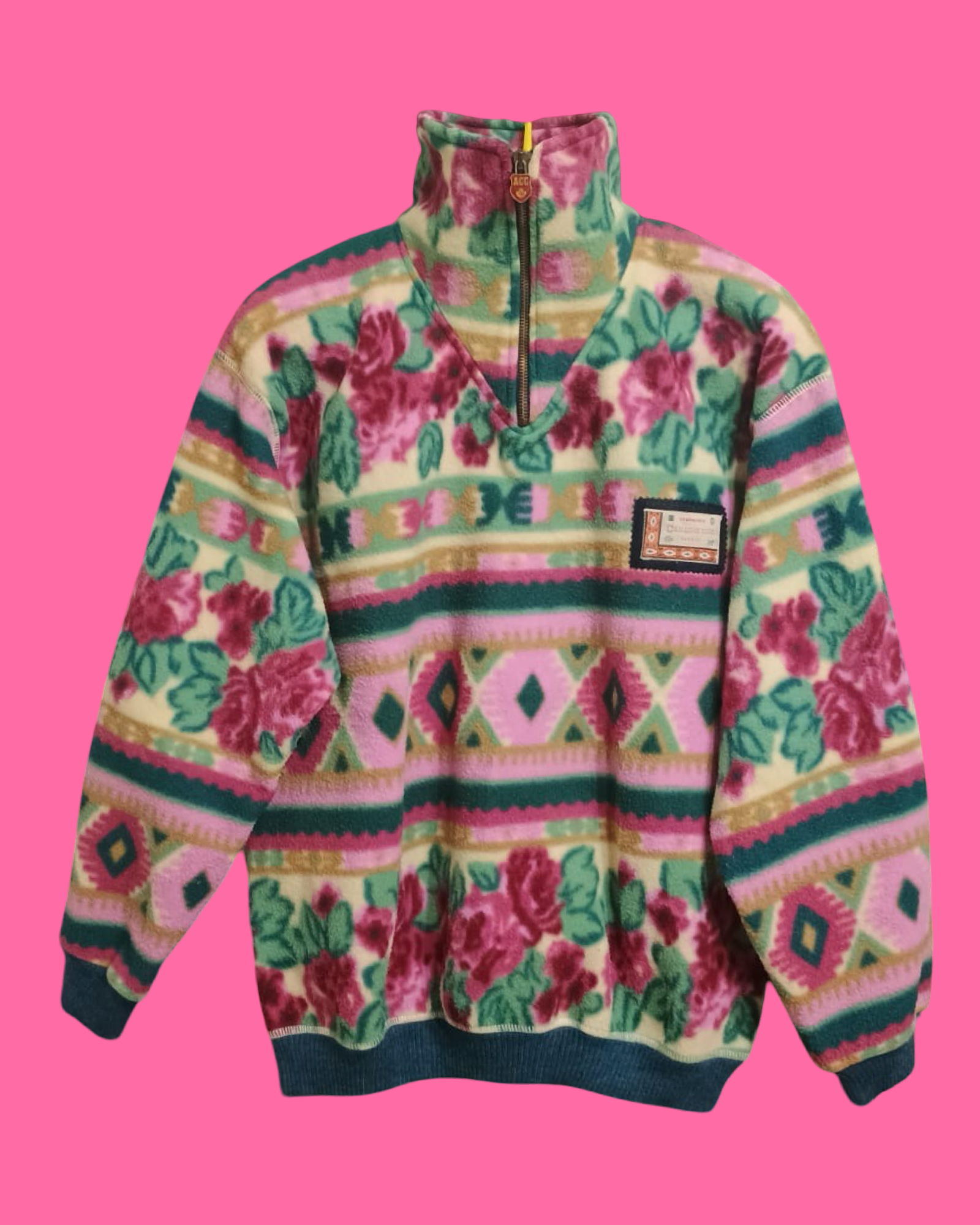 Vintage Multicolor Fantasy 90's Sweatshirt Unisex Size M