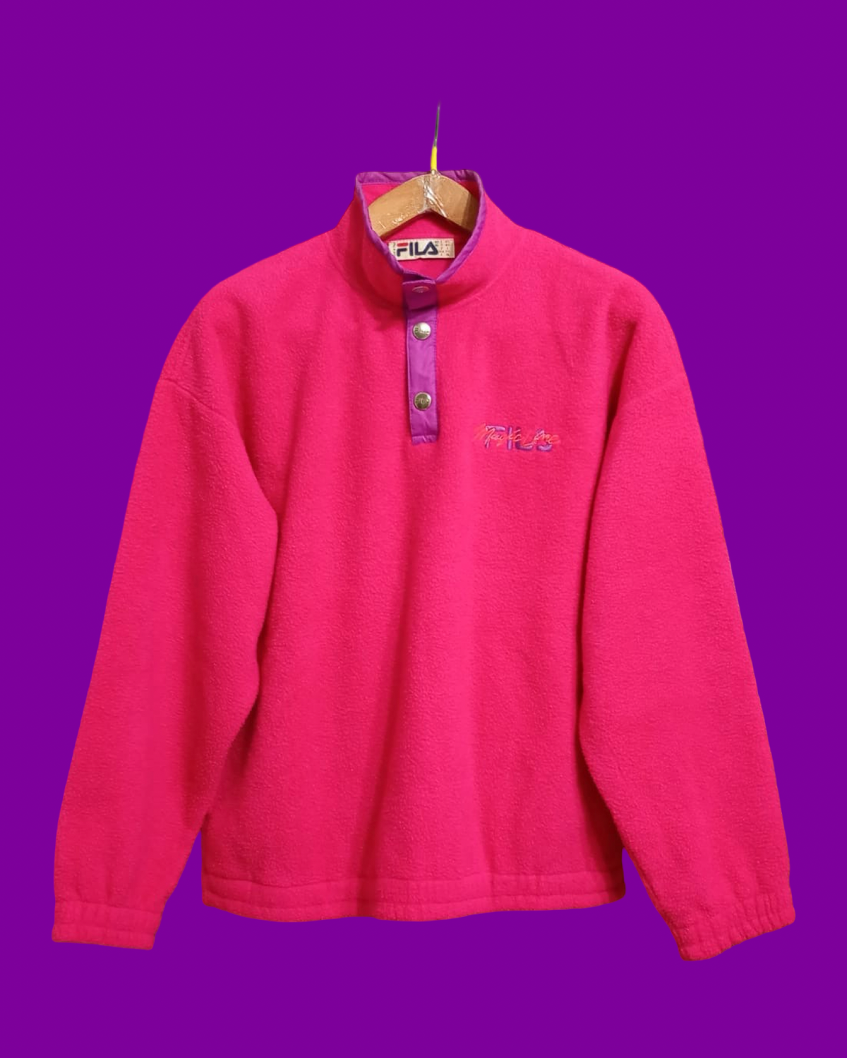 Vintage Multicolor Fantasy 90's Rare Fila Fleece Unisex Size M