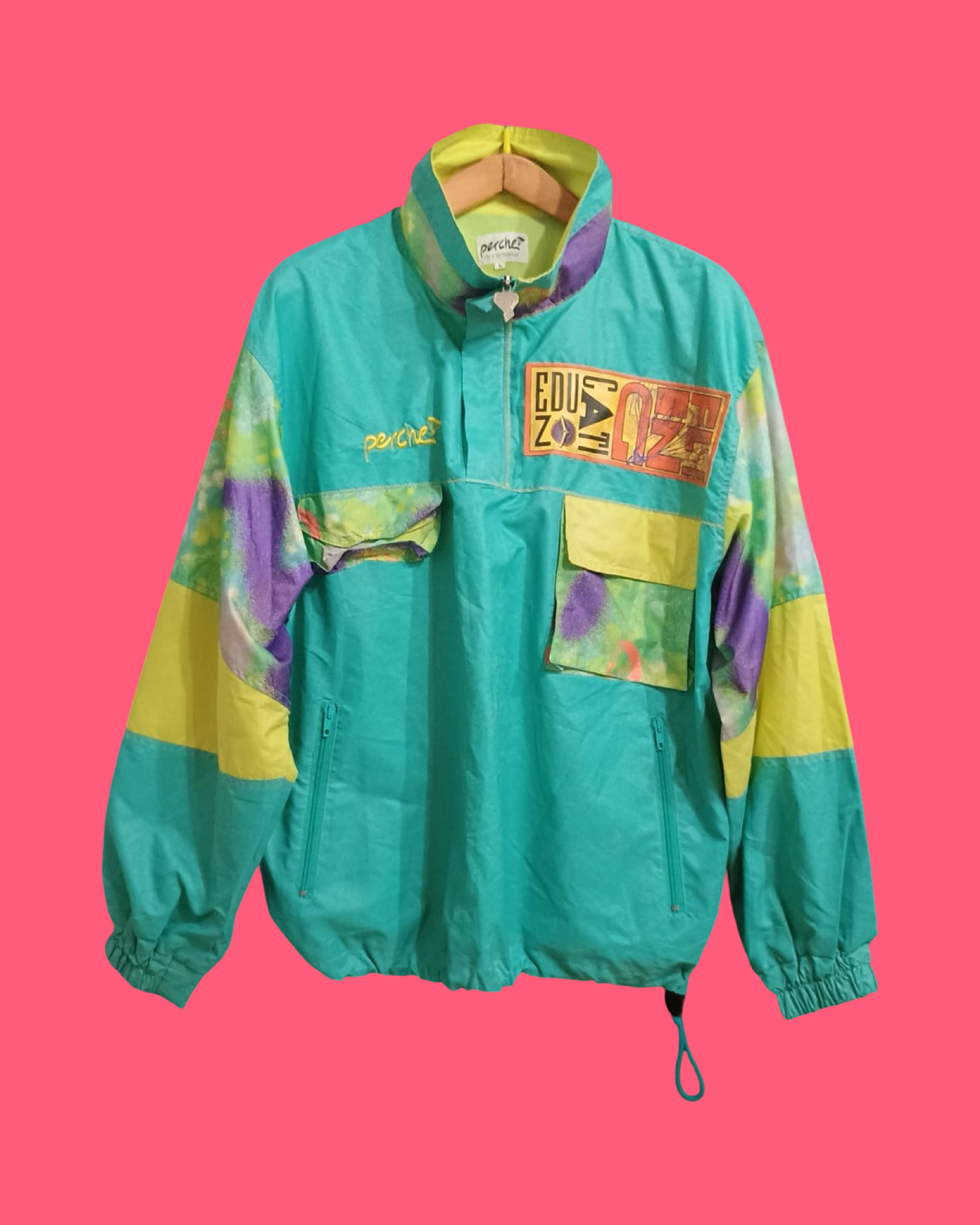Vintage Multicolor Fantasy 90's Sweatshirt Unisex Size L