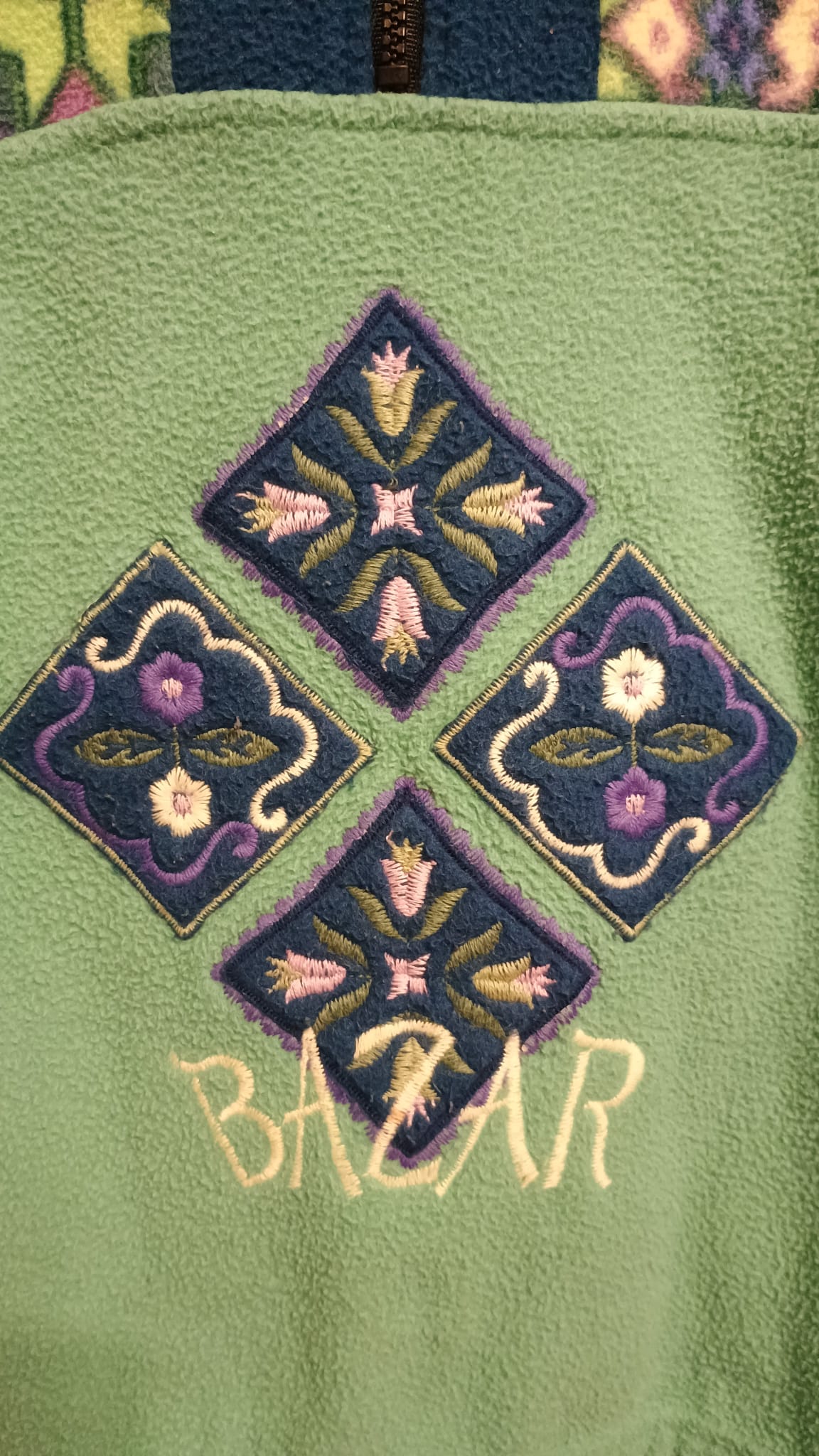 Vintage Multicolor Fantasy 90's Fleece Woman Size S