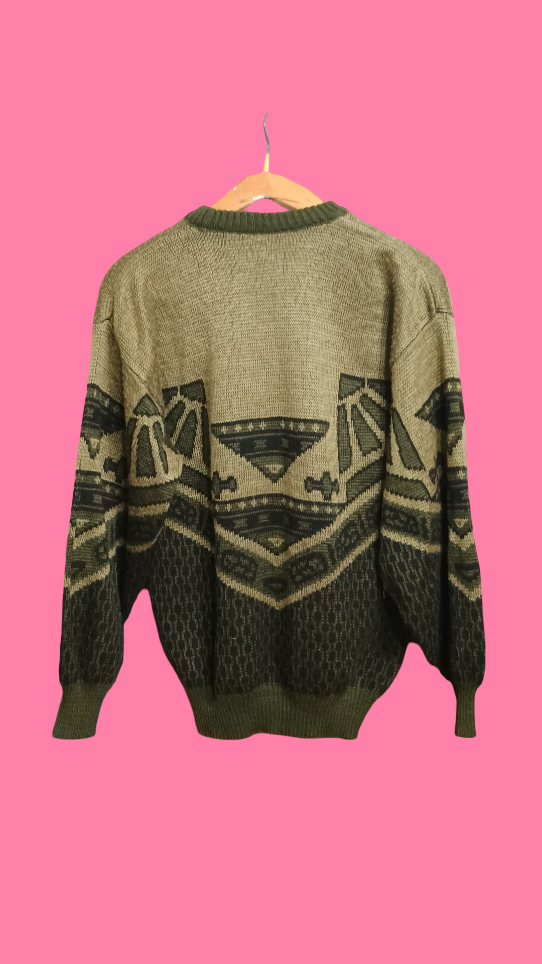Vintage Multicolor Fantasy 90's Sweater Unisex Size M
