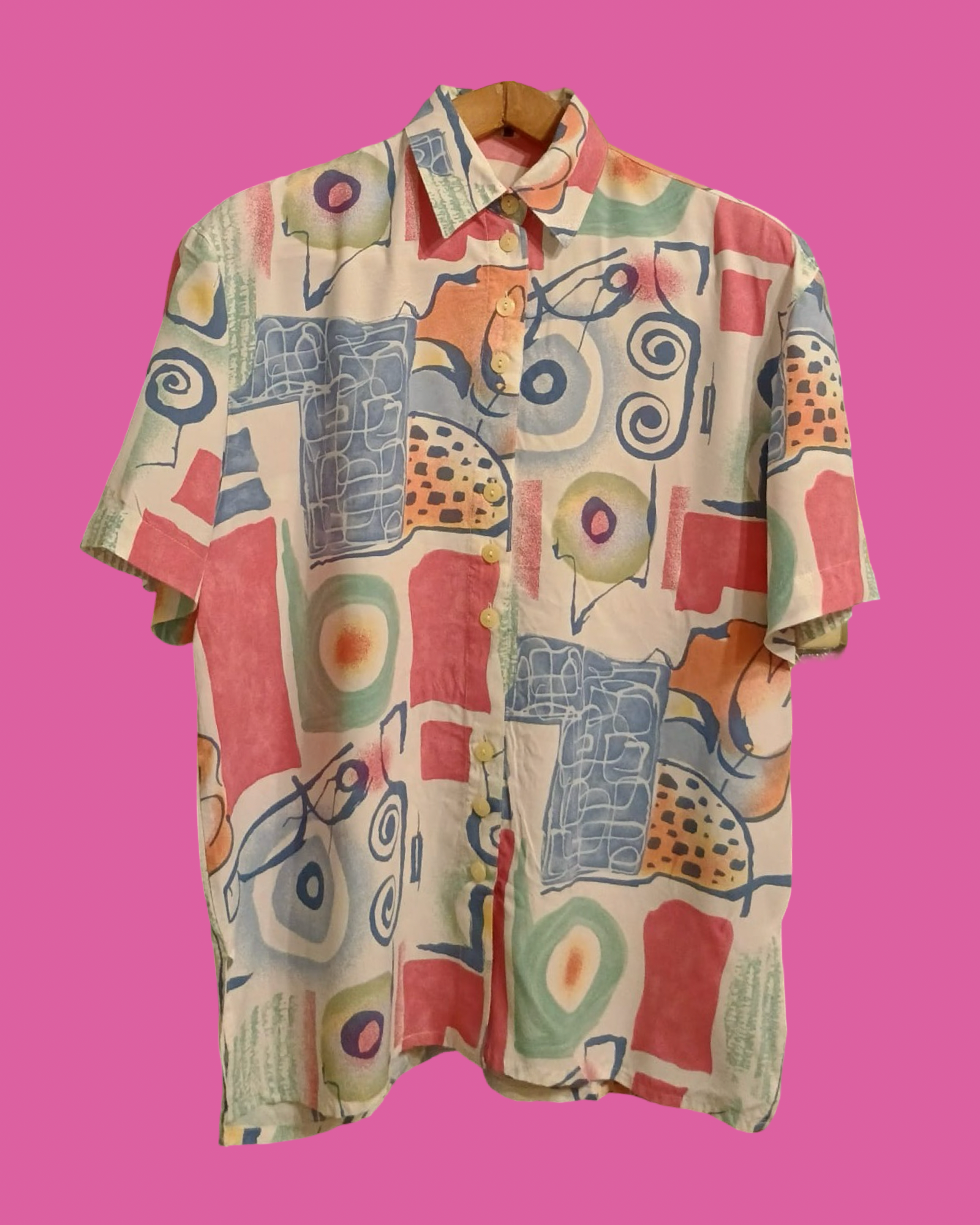 Vintage Multicolor Fantasy 90's Shirt Unisex Size M