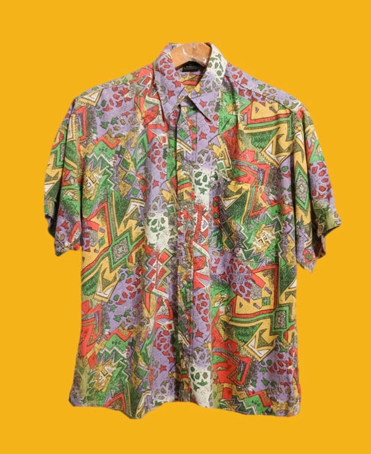 Vintage Multicolor Fantasy 90's Shirt Unisex Size M