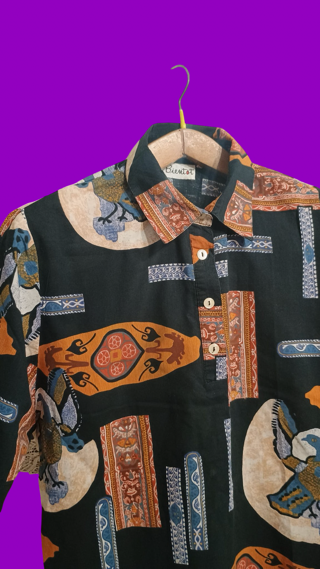 Vintage Multicolor Fantasy 90's Shirt Unisex Size L