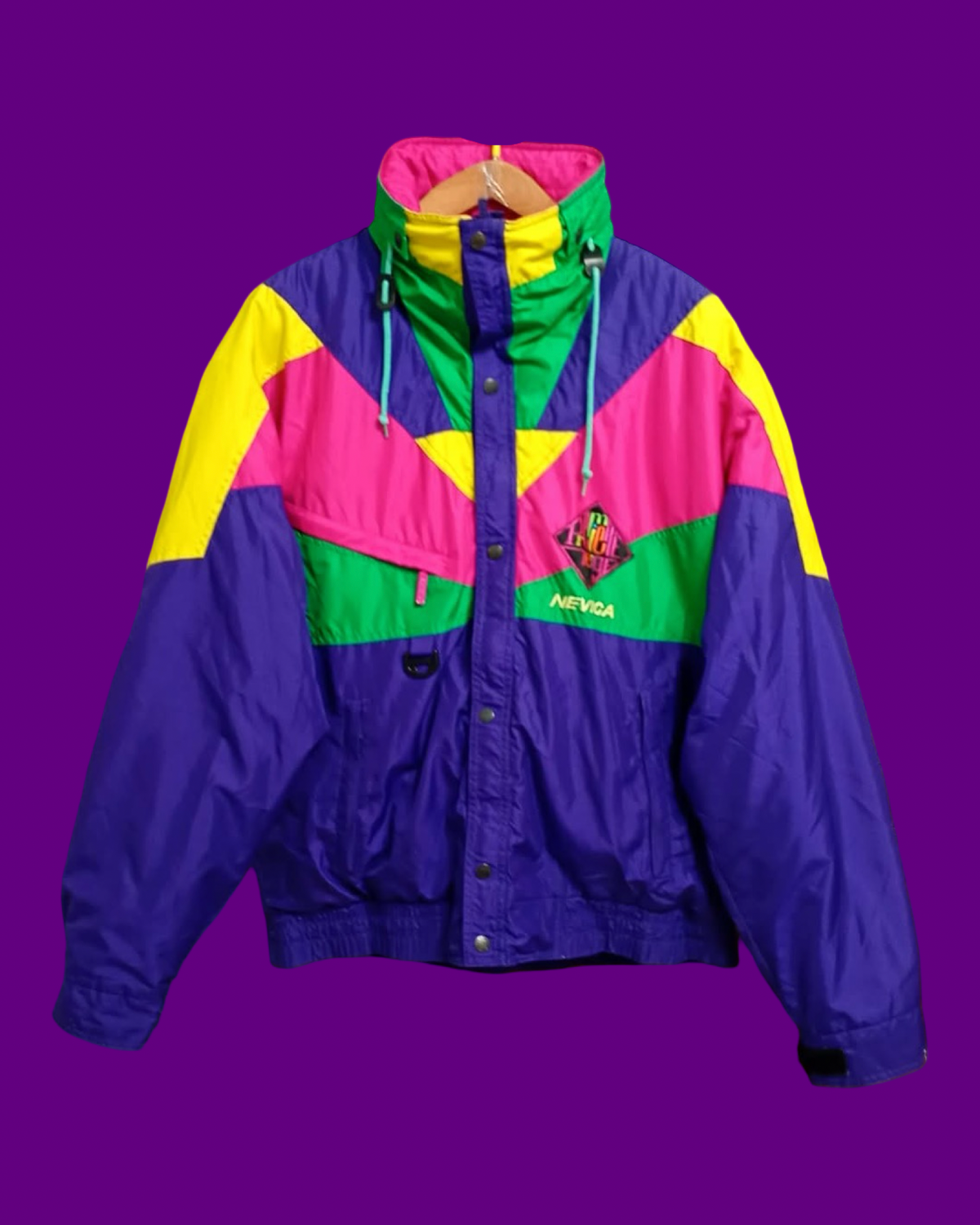 Vintage Multicolor Fantasy 90's Jacket Unisex Size M
