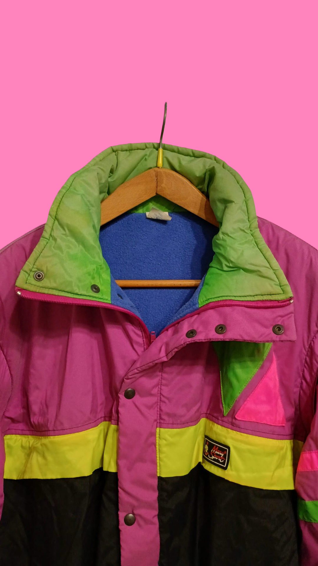 Vintage Multicolor Fantasy 90's Snow Jacket Unisex Size M