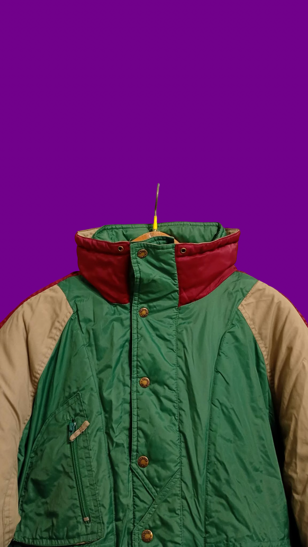 Vintage Multicolor Fantasy 90's Rare Snow Jacket Unisex Size L