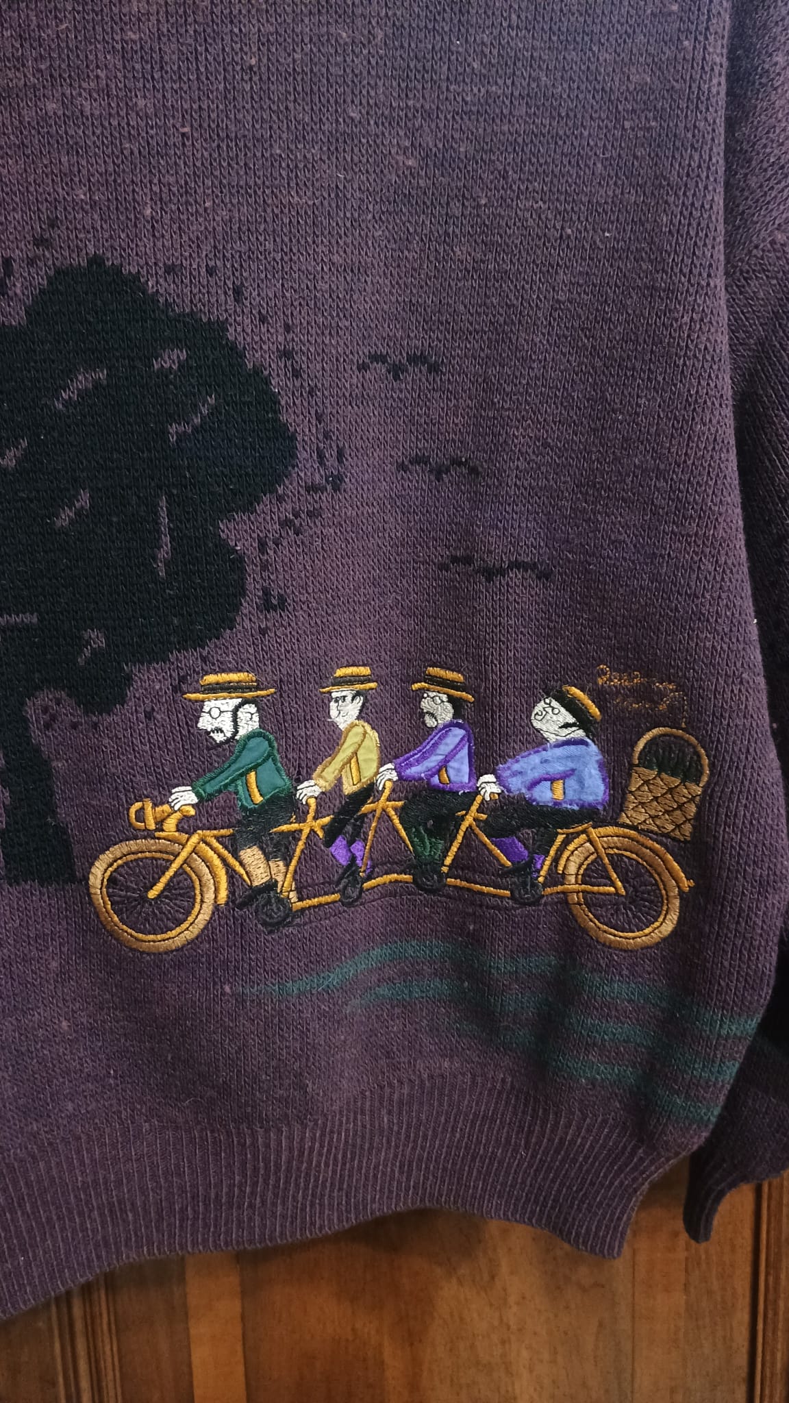 Vintage Multicolor Fantasy 90's Sweater Unisex Size S