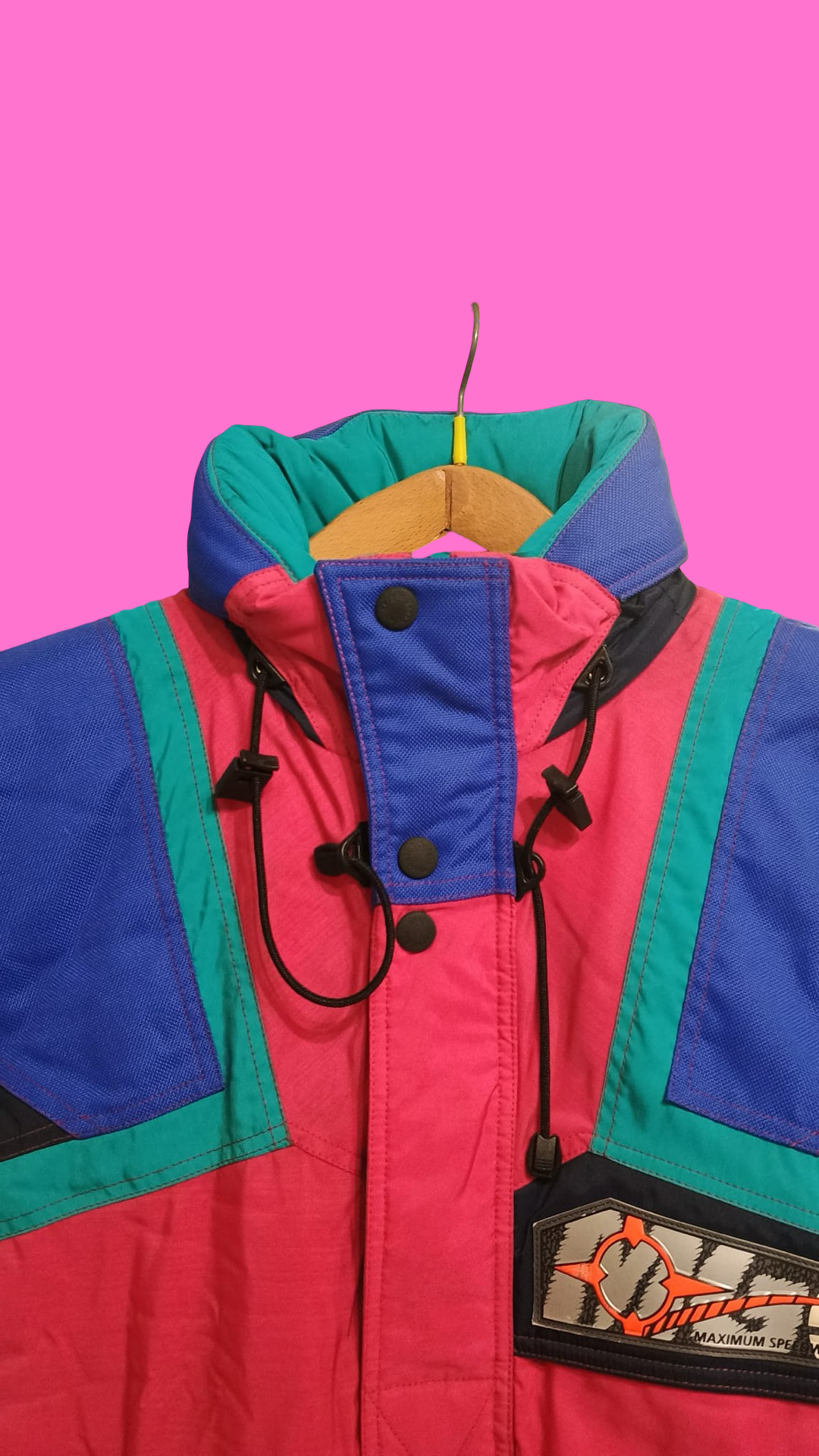 Vintage Multicolor Fantasy 90's Sergio Tacchini Gilet Unisex Size L