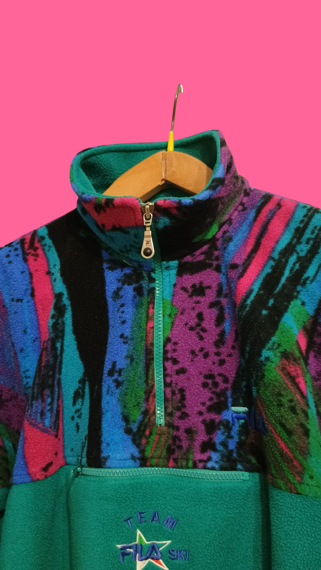 Vintage Multicolor Fantasy 90's Fila Fleece Unisex Size L