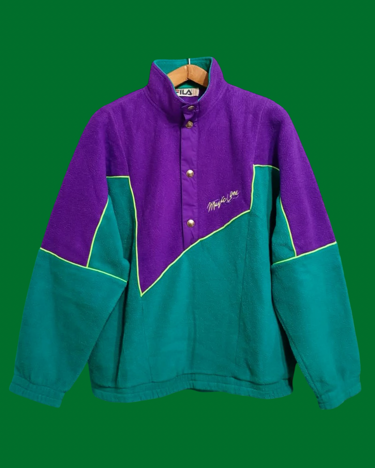 Vintage Multicolor Fantasy 90's Fila Rare Fleece Unisex Size L