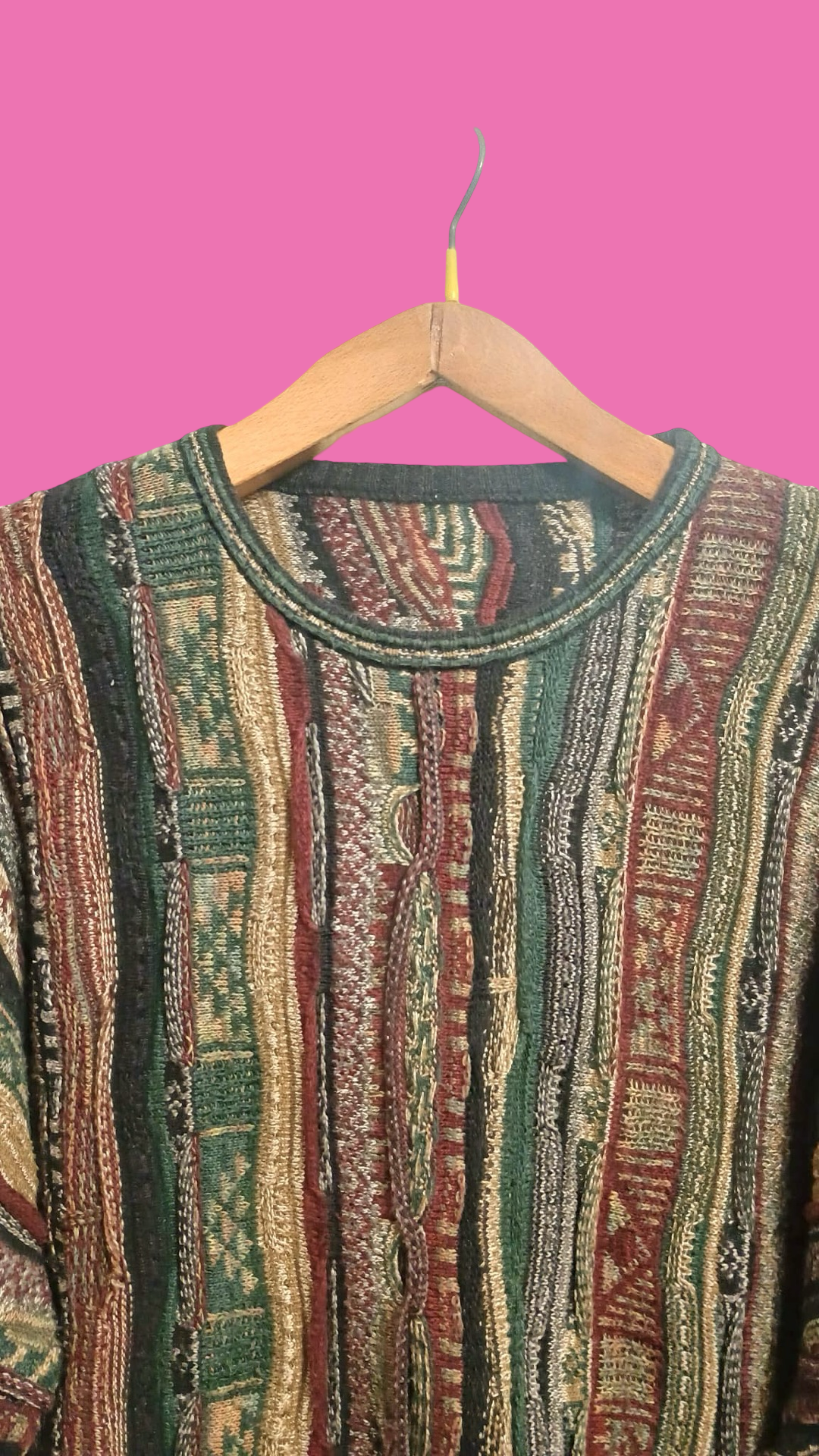 Vintage Multicolor Fantasy 90's Sweater Unisex Size M