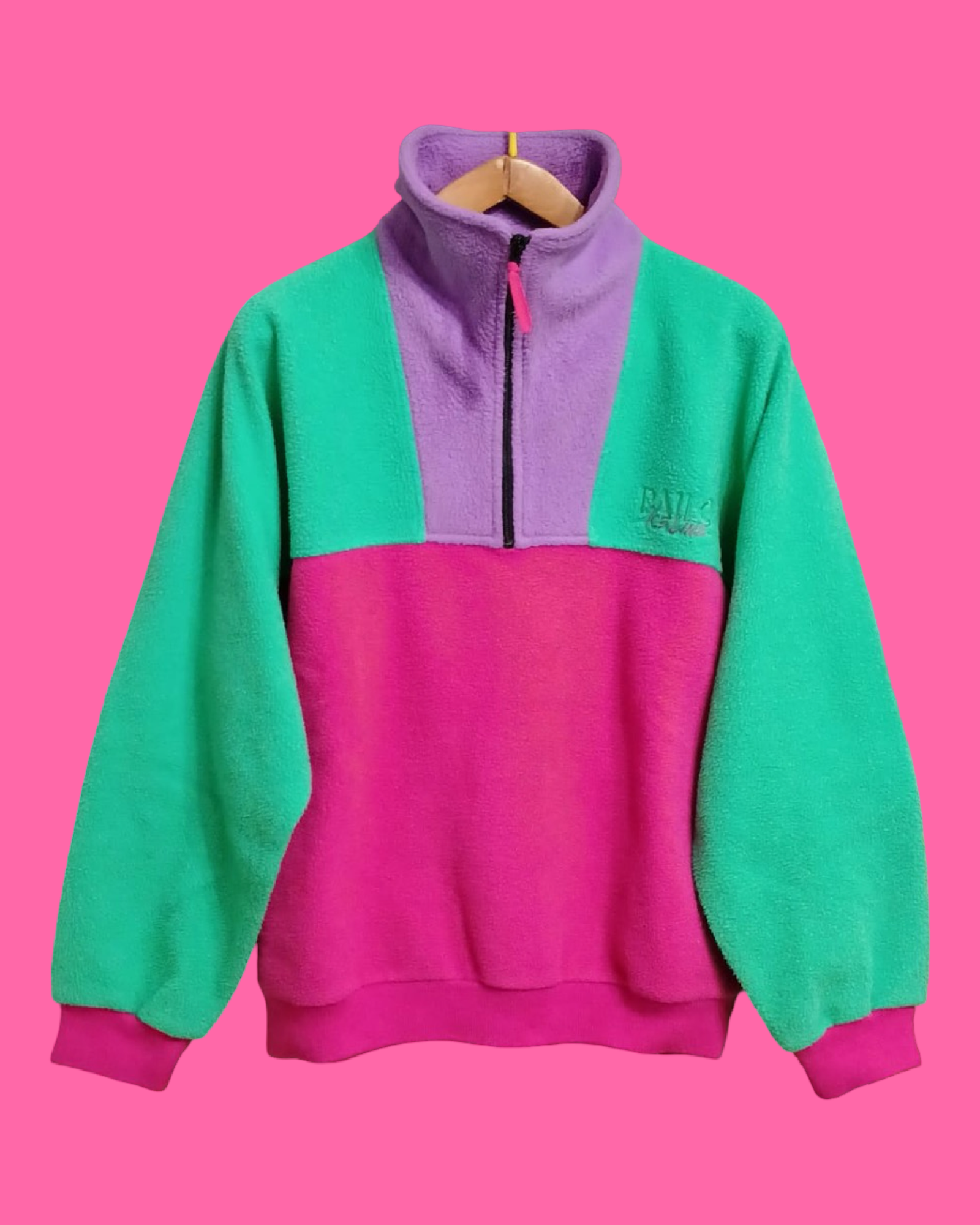 Vintage Multicolor Fantasy 90's Fleece Unisex Size L