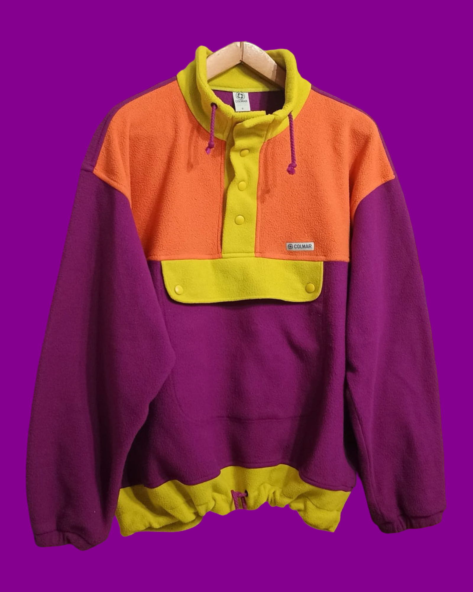 Vintage Multicolor Fantasy 90's Colmar Fleece Unisex Size L