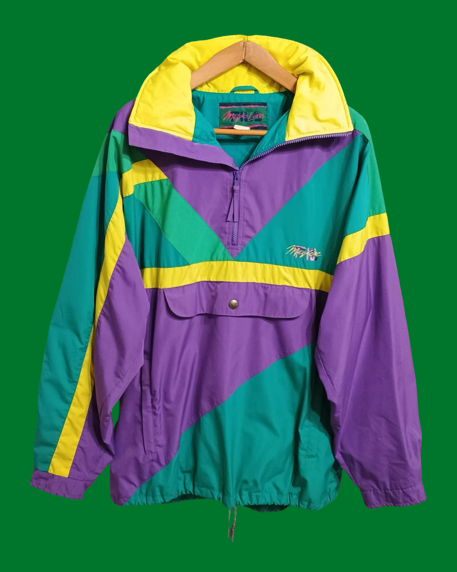 Vintage Multicolor Fantasy 90's Fila Soft Jacket Unisex Size XXL