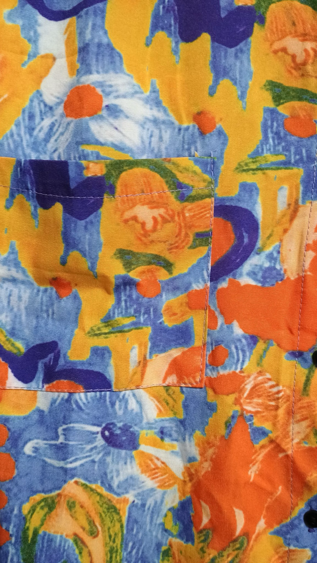 Vintage Multicolor Fantasy 90's Shirt Woman Size L