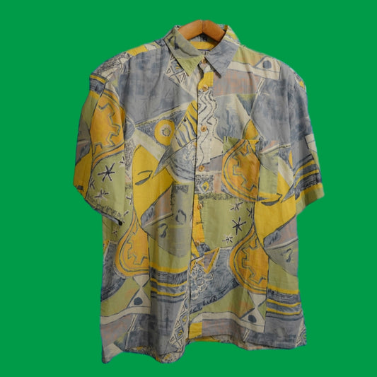 Vintage Multicolor Fantasy Shirt Unisex Size L