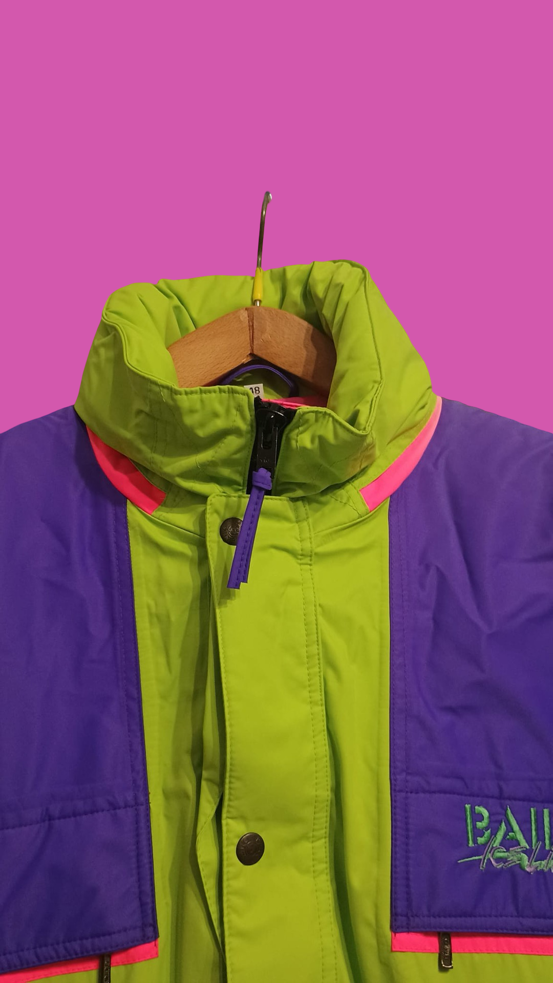 Vintage Multicolor Fantasy 90's Snow Jacket Unisex Size L