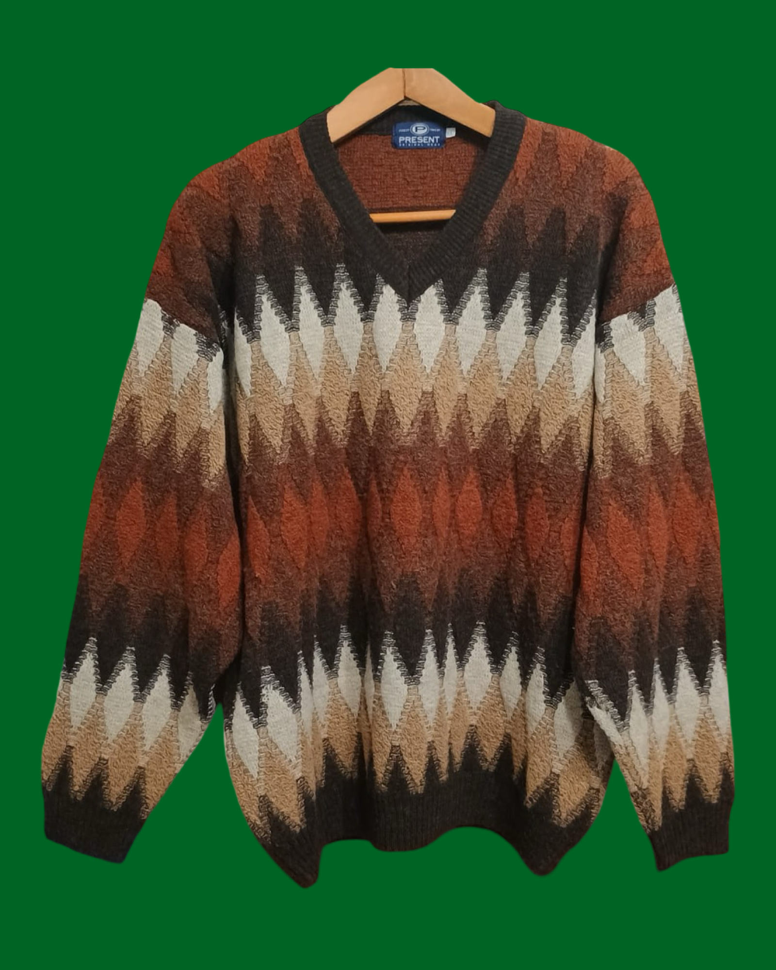 Vintage Multicolor Fantasy 90's Sweater Unisex Size XL