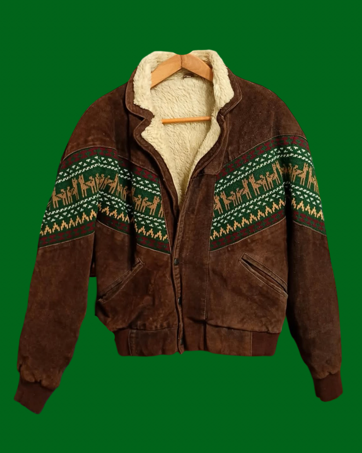 Vintage Brown 90's Jacket Unisex Size S