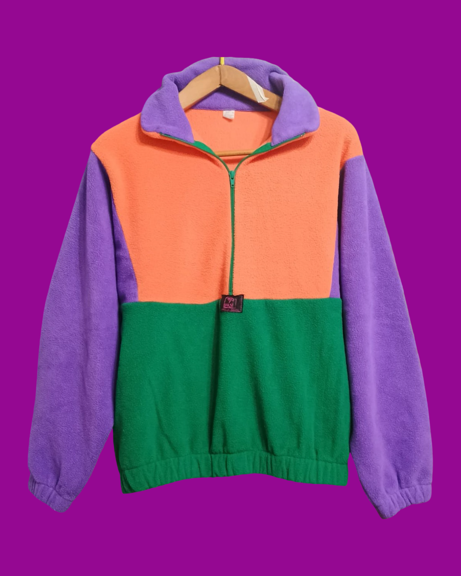 Vintage Multicolor Fantasy 90's Fleece Unisex Size M